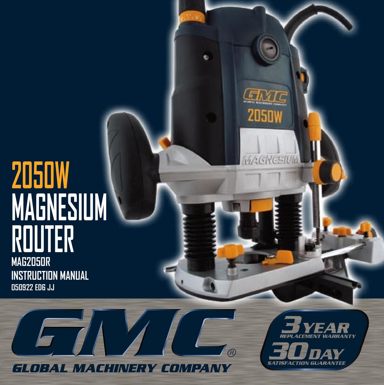 Global Machinery Company MAG2050R Router User Manual