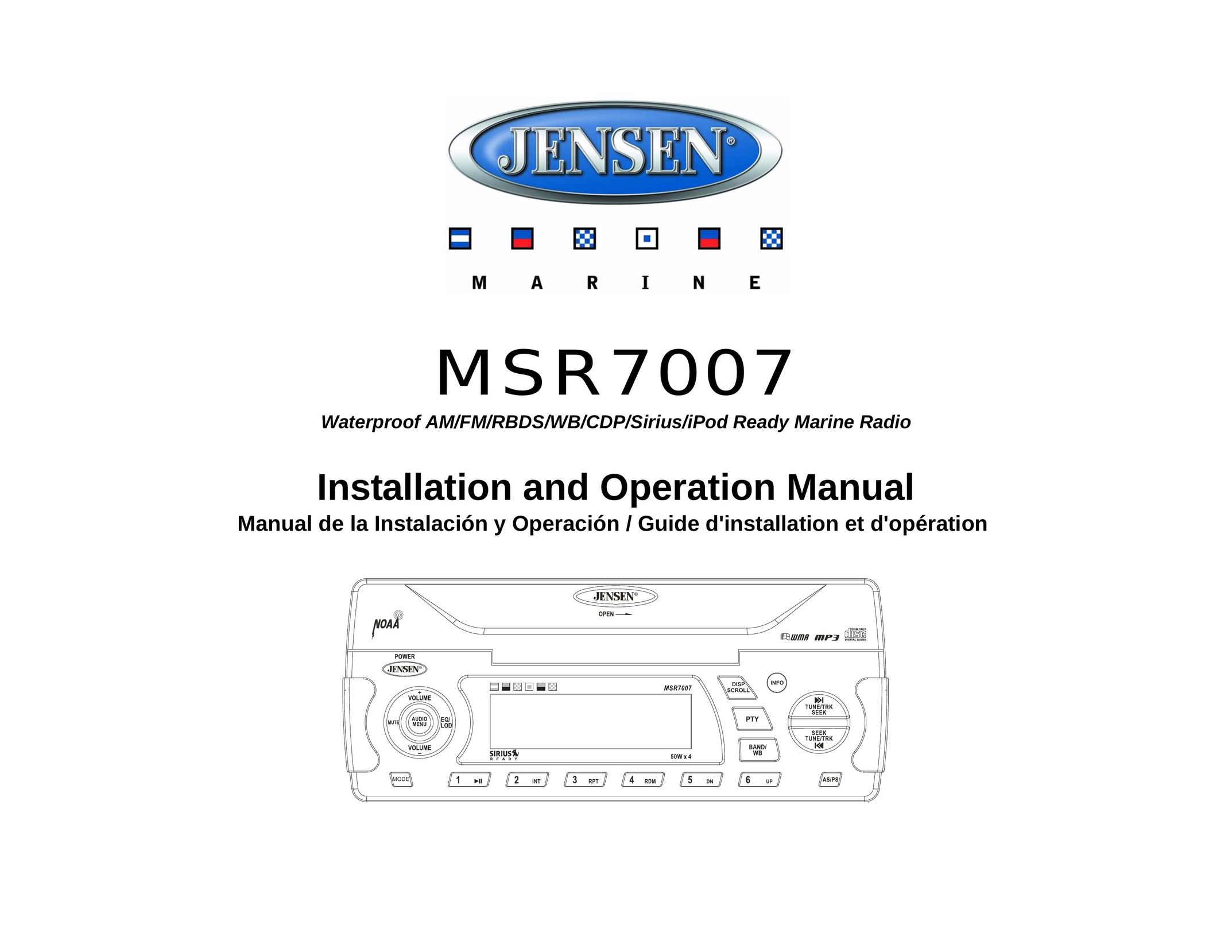 Jensen MSR7007 Router User Manual