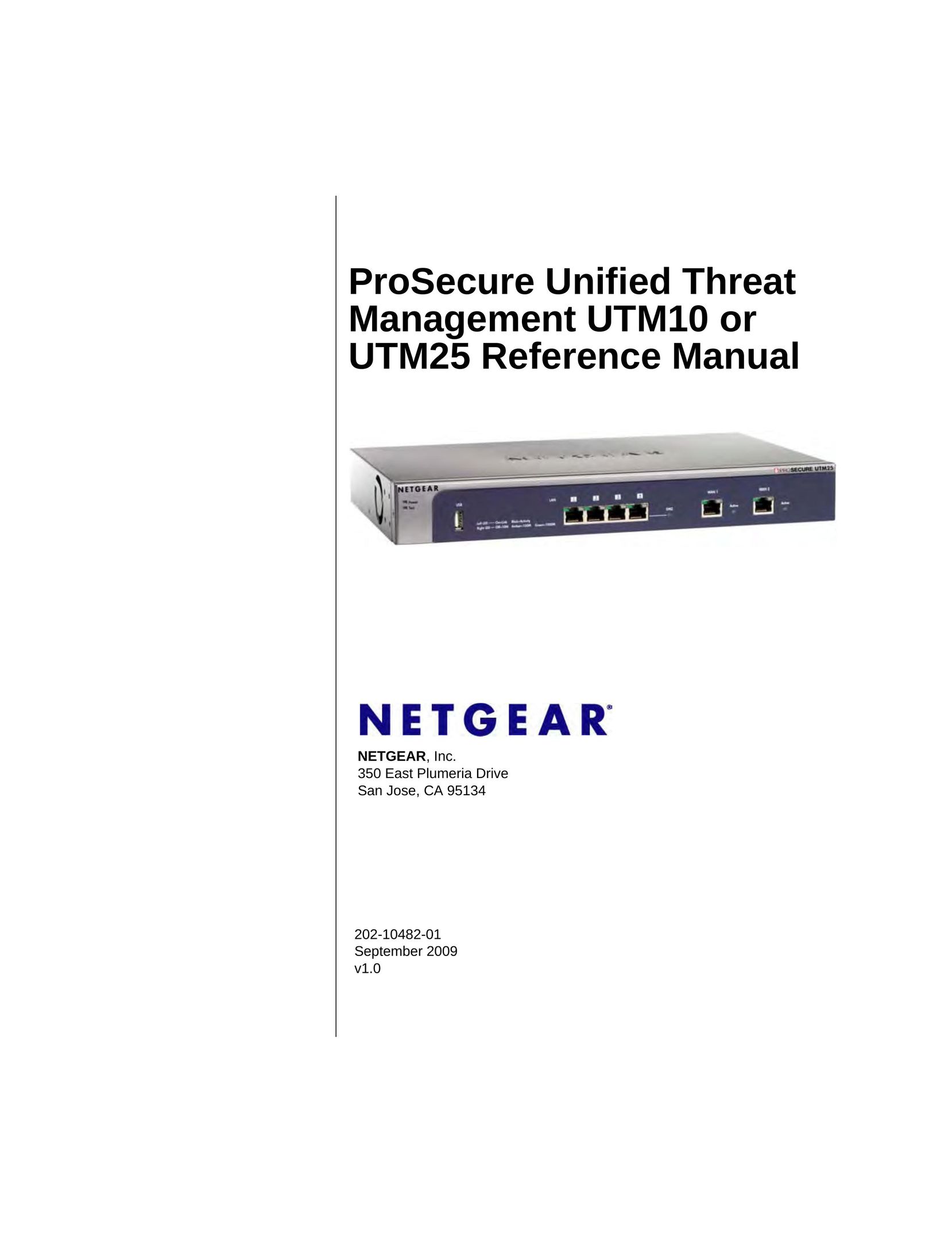 NETGEAR UTM10EW-100NAS Router User Manual