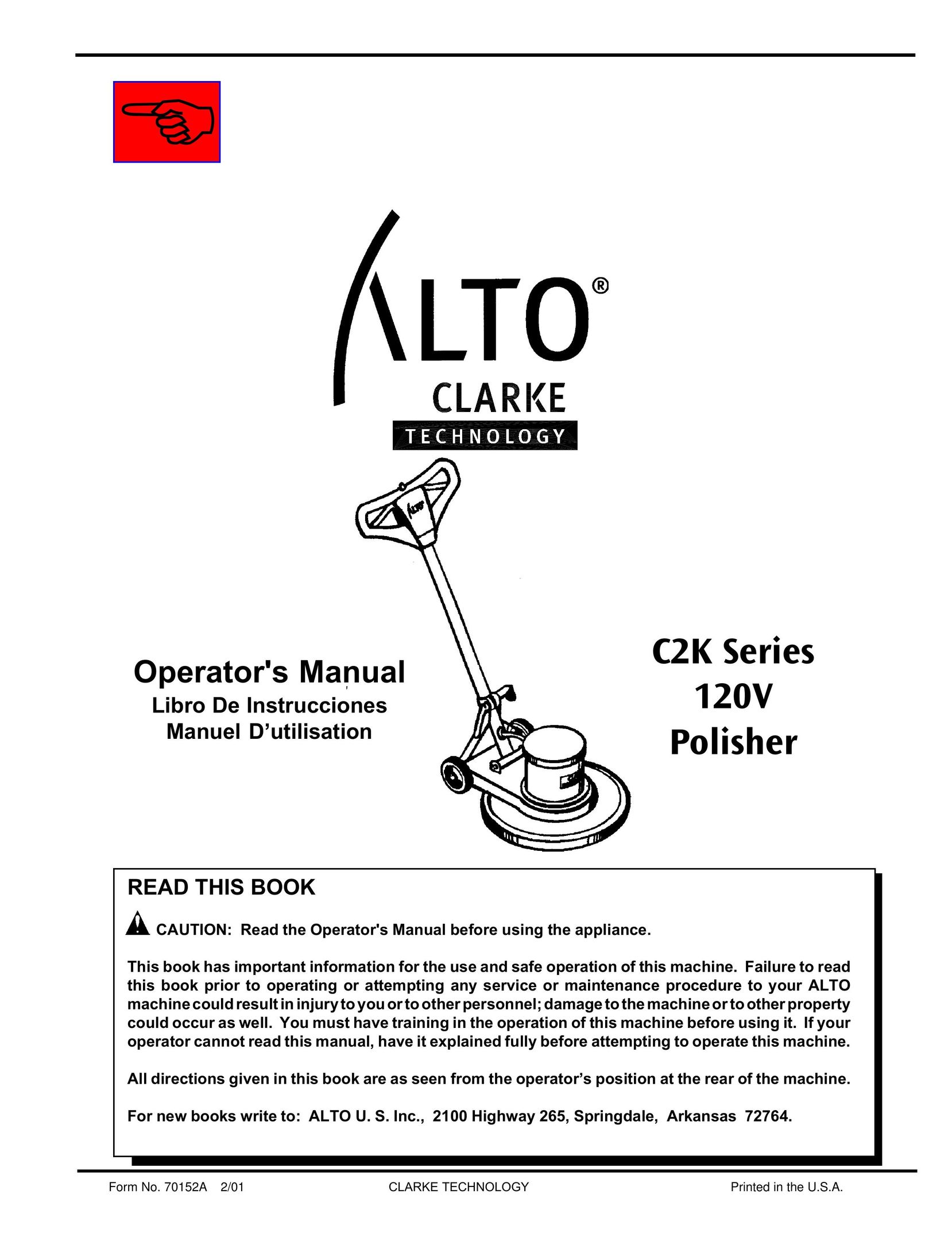 Clarke C2K Series Sander User Manual