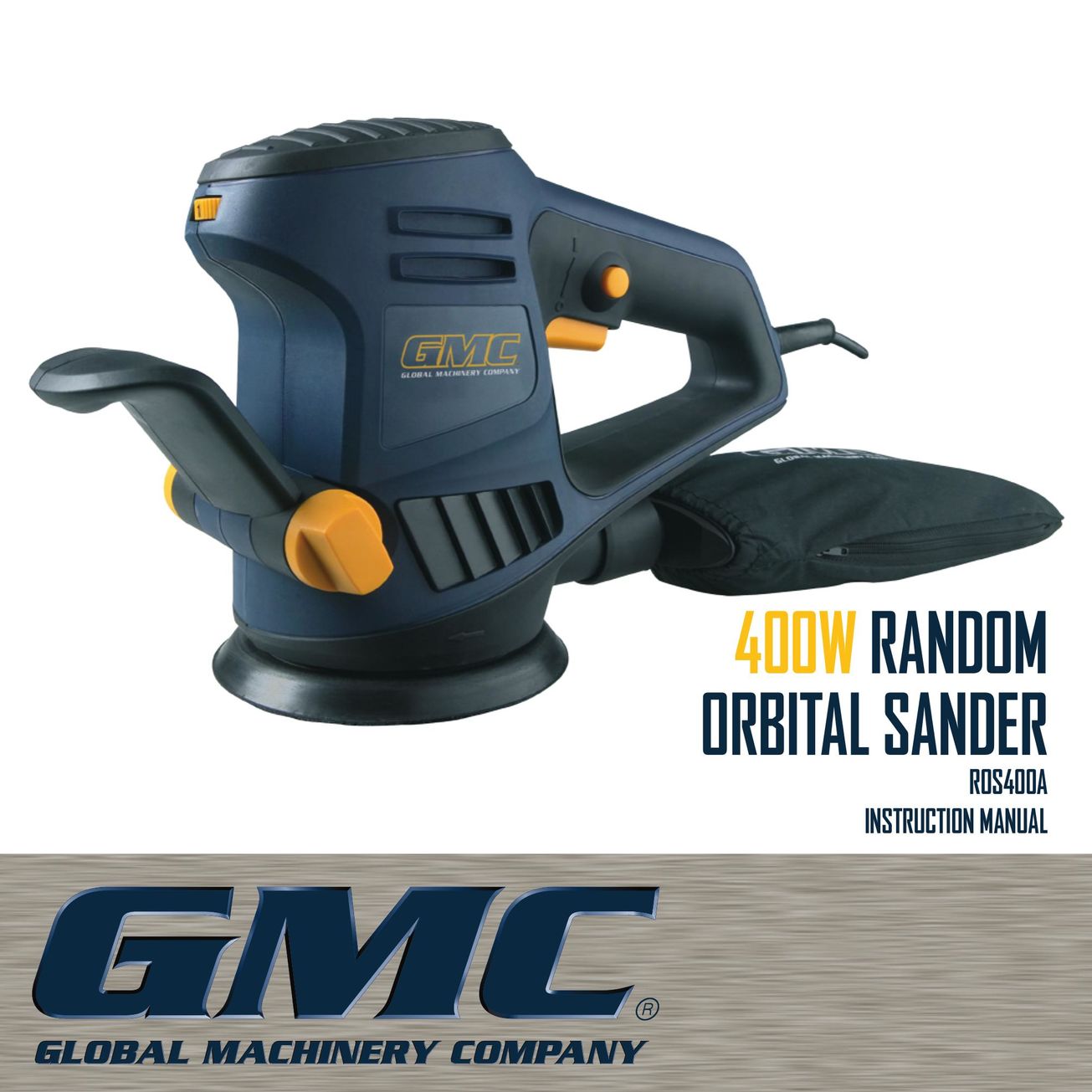 Global Machinery Company ROS400A Sander User Manual
