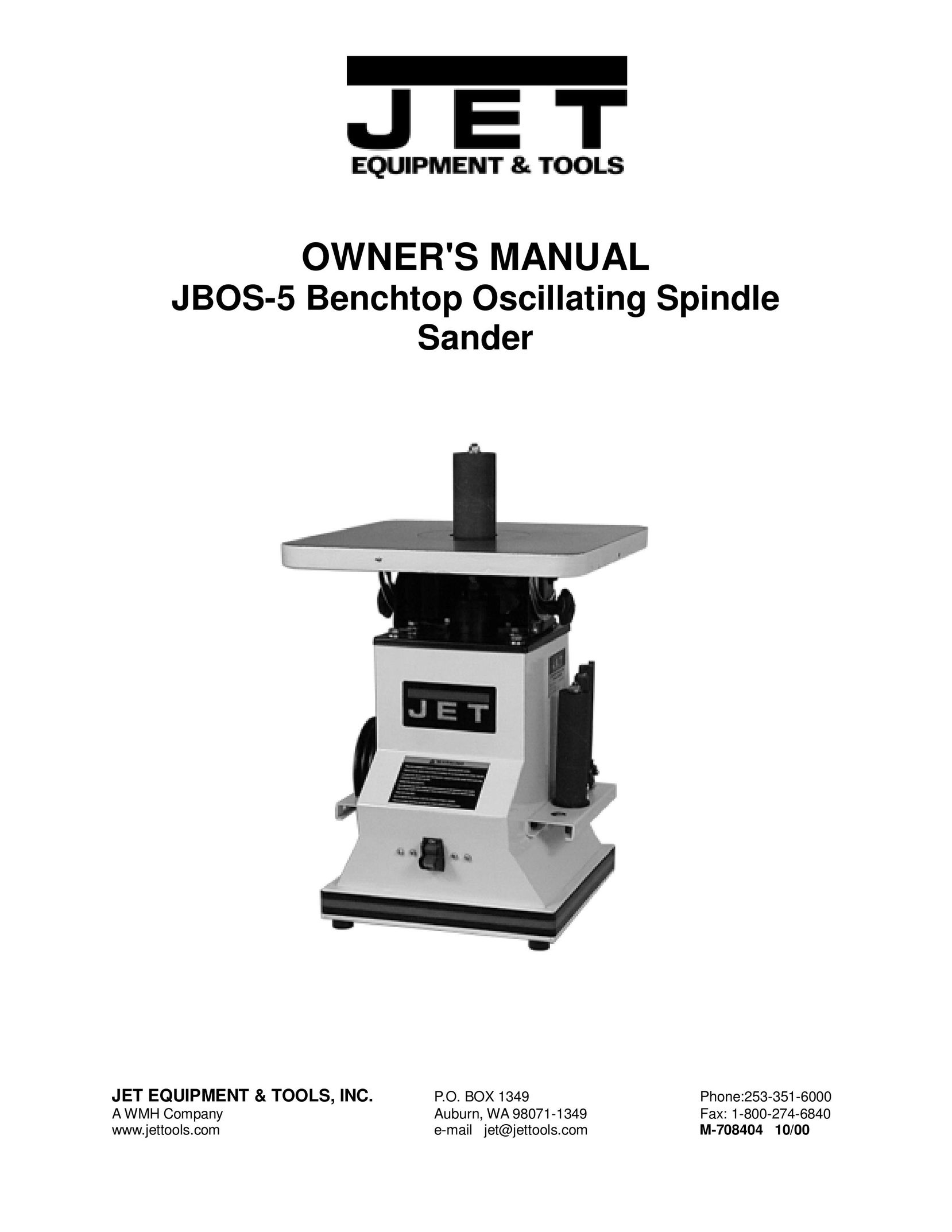 Jet Tools JBOS-5 Sander User Manual