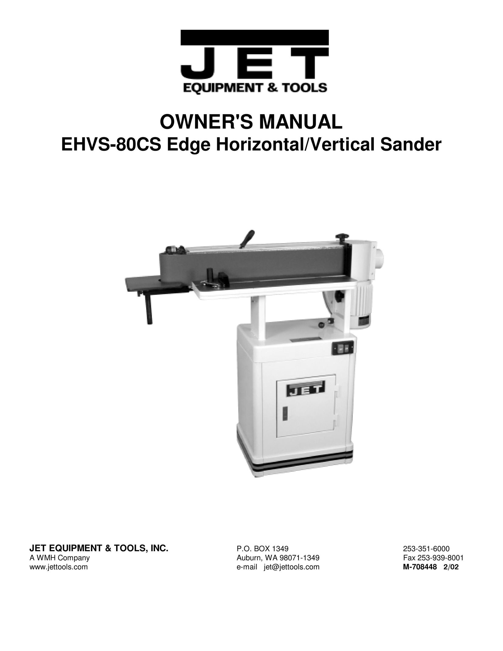 Jet Tools M-708448 Sander User Manual