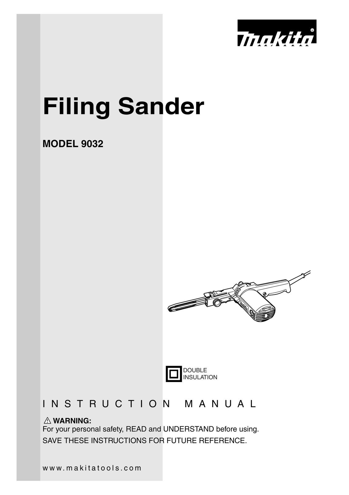 Makita 9032 Sander User Manual