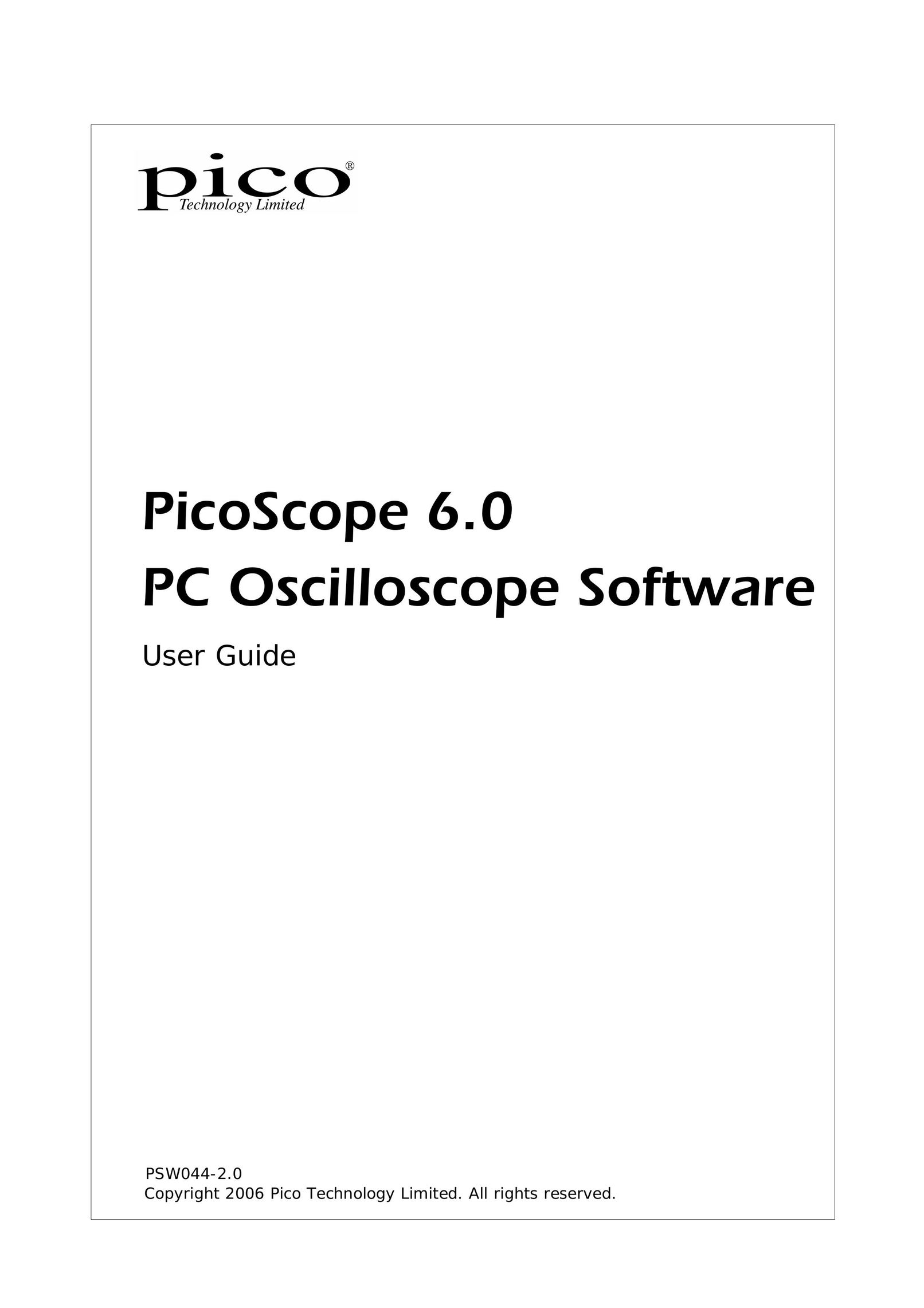 Pico Macom PSW044-2.0 Sander User Manual