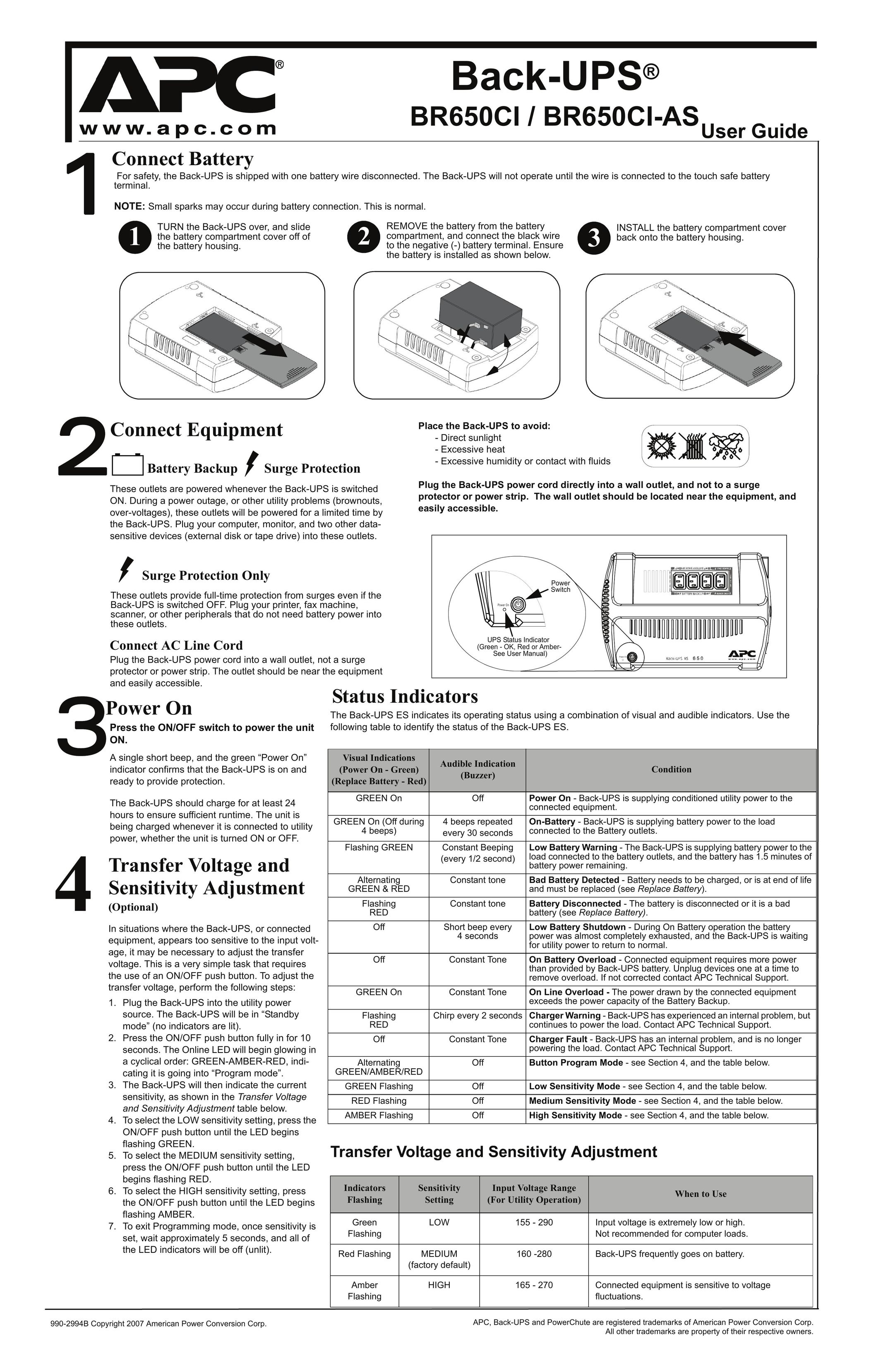 APC BR650CI Saw User Manual