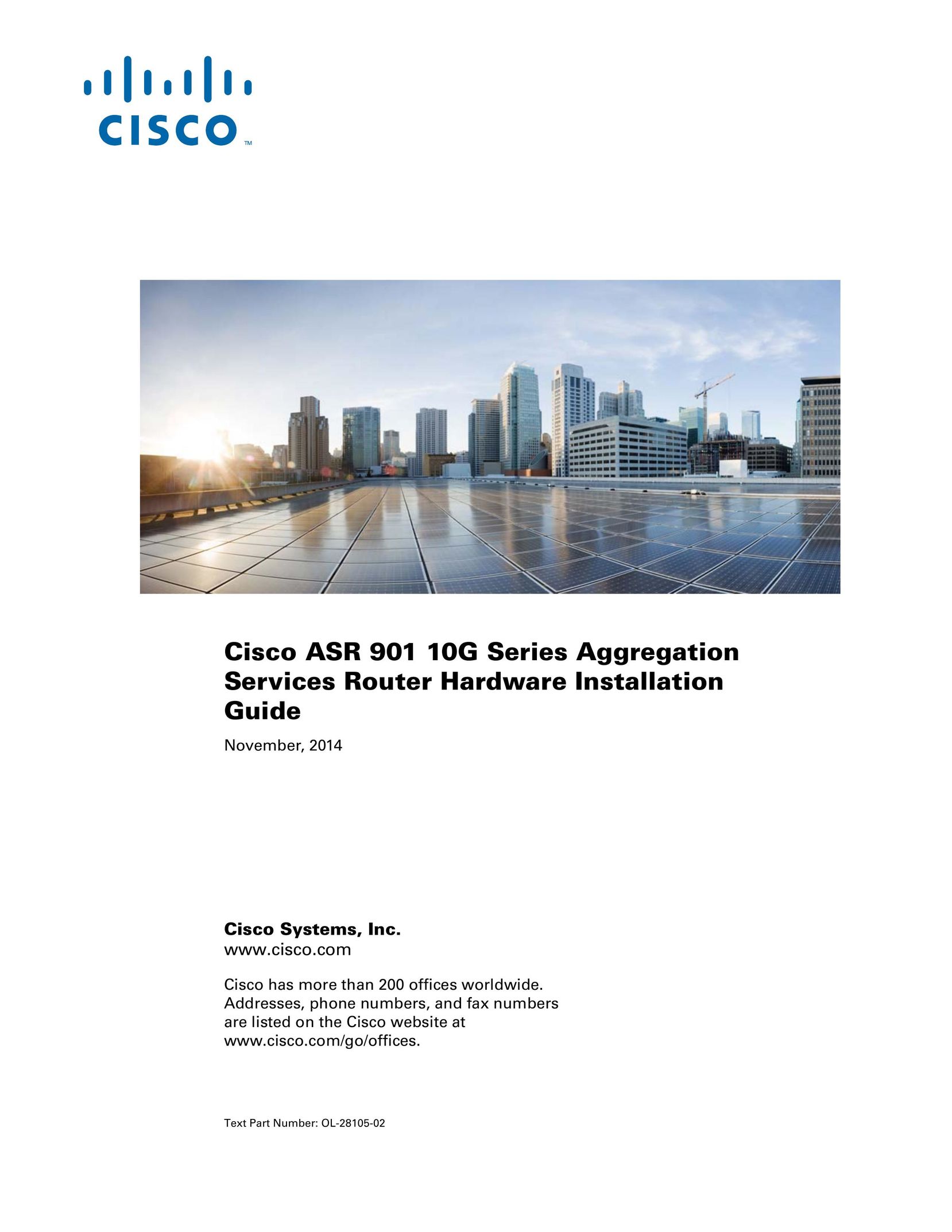 Cisco Systems ASR 901 10G Saw User Manual