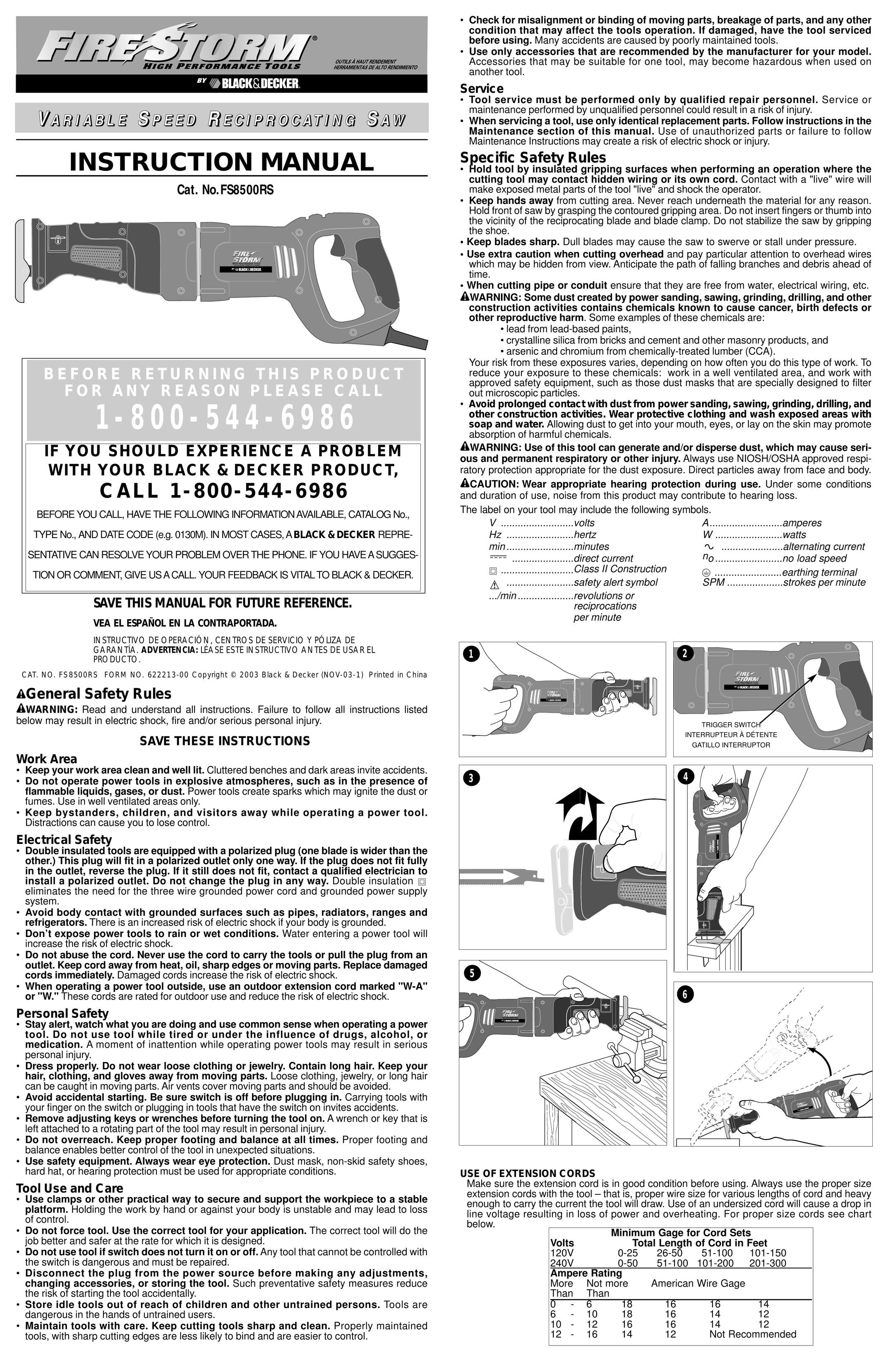 Compaq FS8500RS Saw User Manual