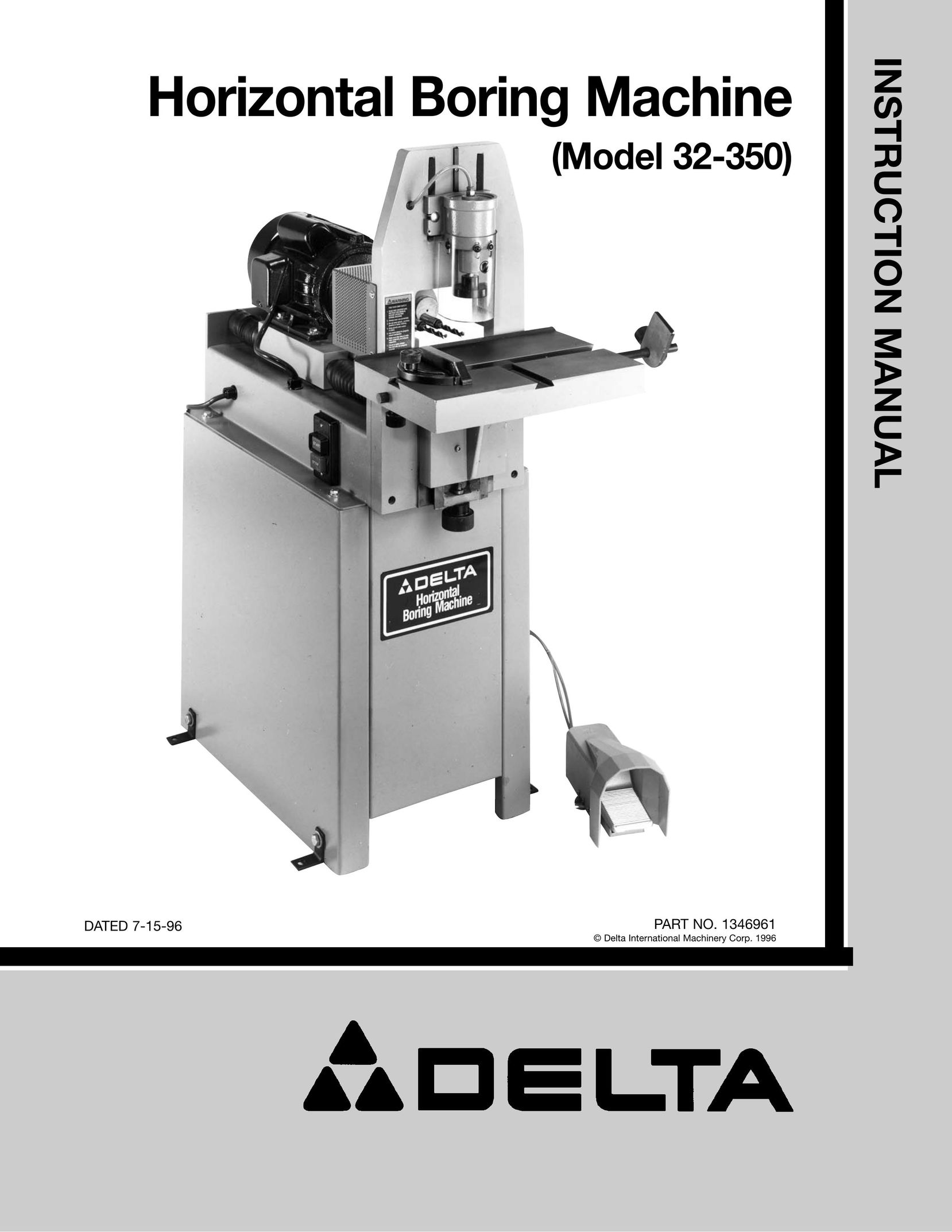 Delta 32-350 Saw User Manual