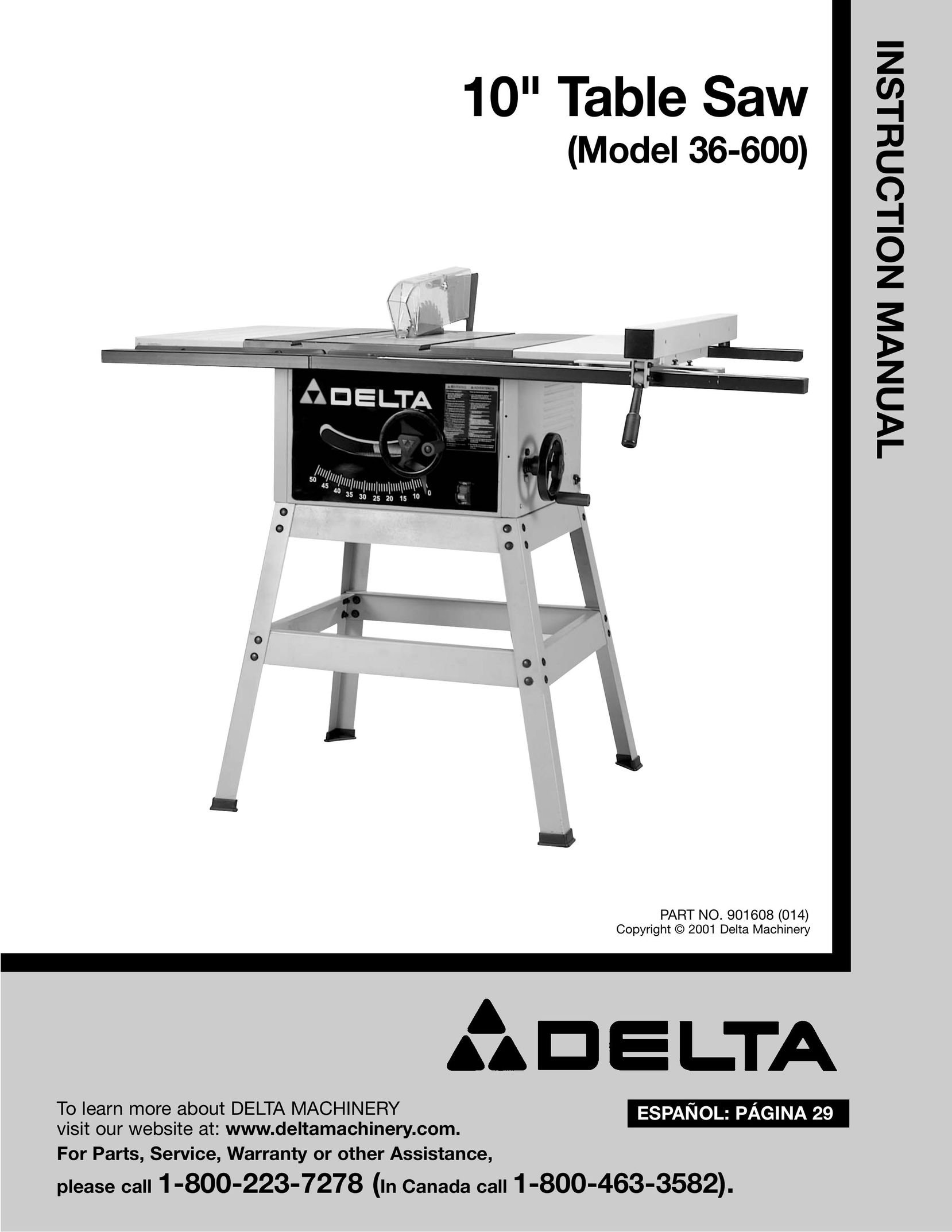 DeWalt 36-600 Saw User Manual