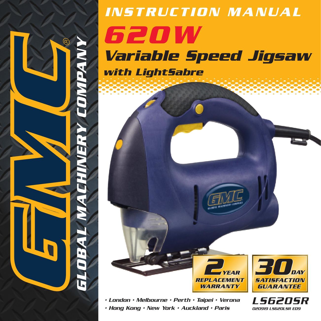 Global Machinery Company LS620SR Saw User Manual