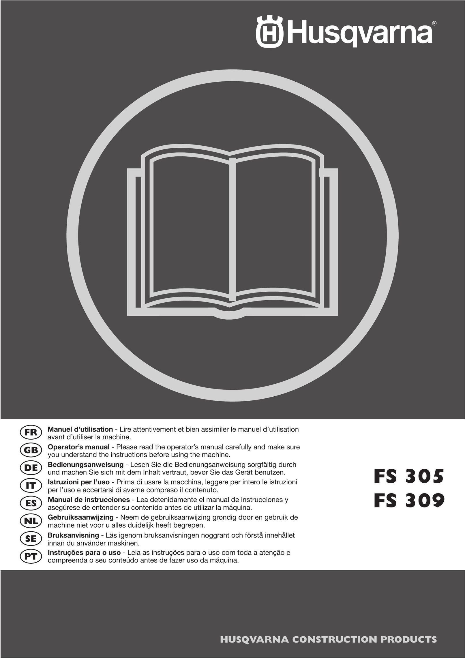 Husqvarna FS309 Saw User Manual