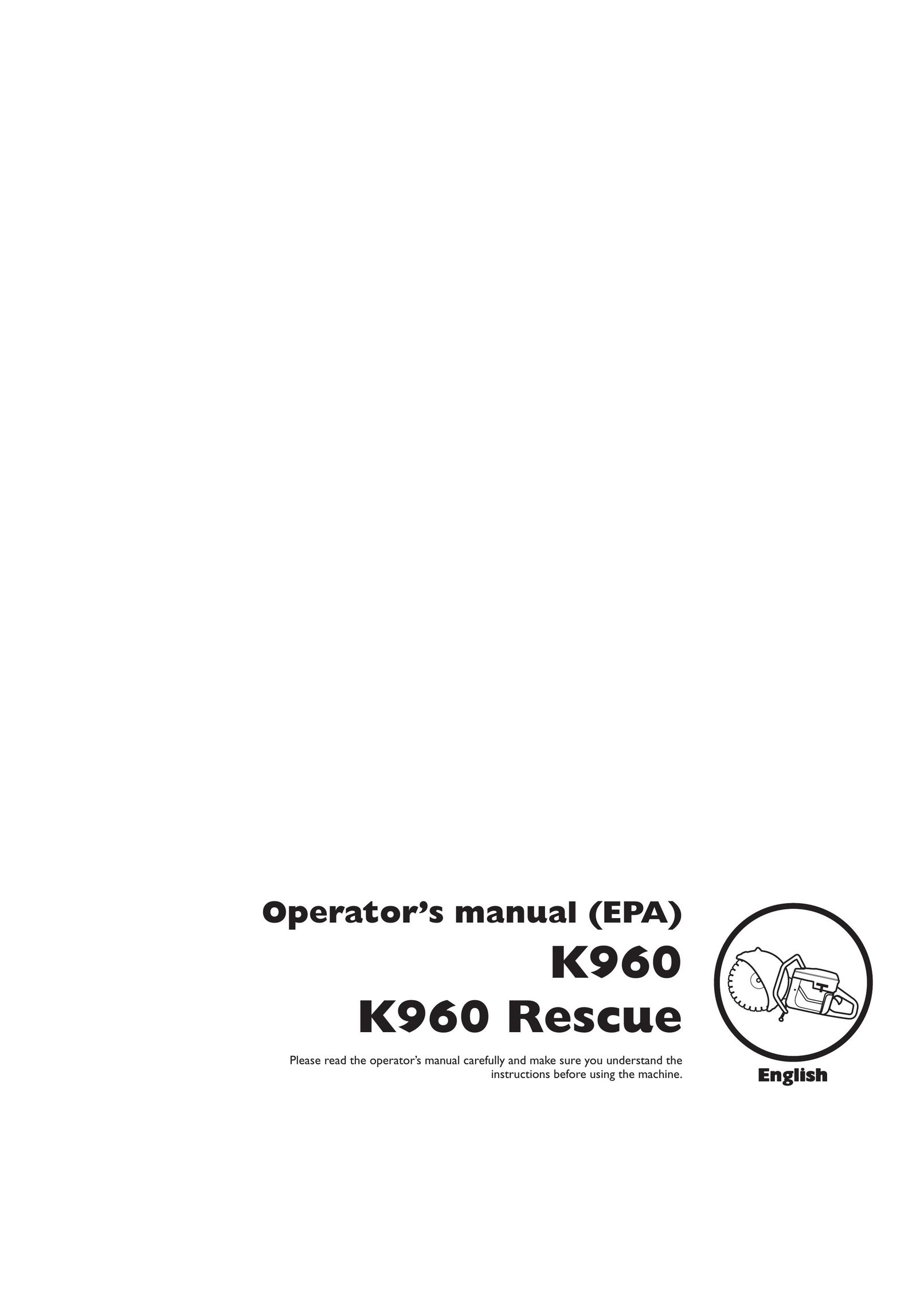 Husqvarna K960 Rescue Saw User Manual