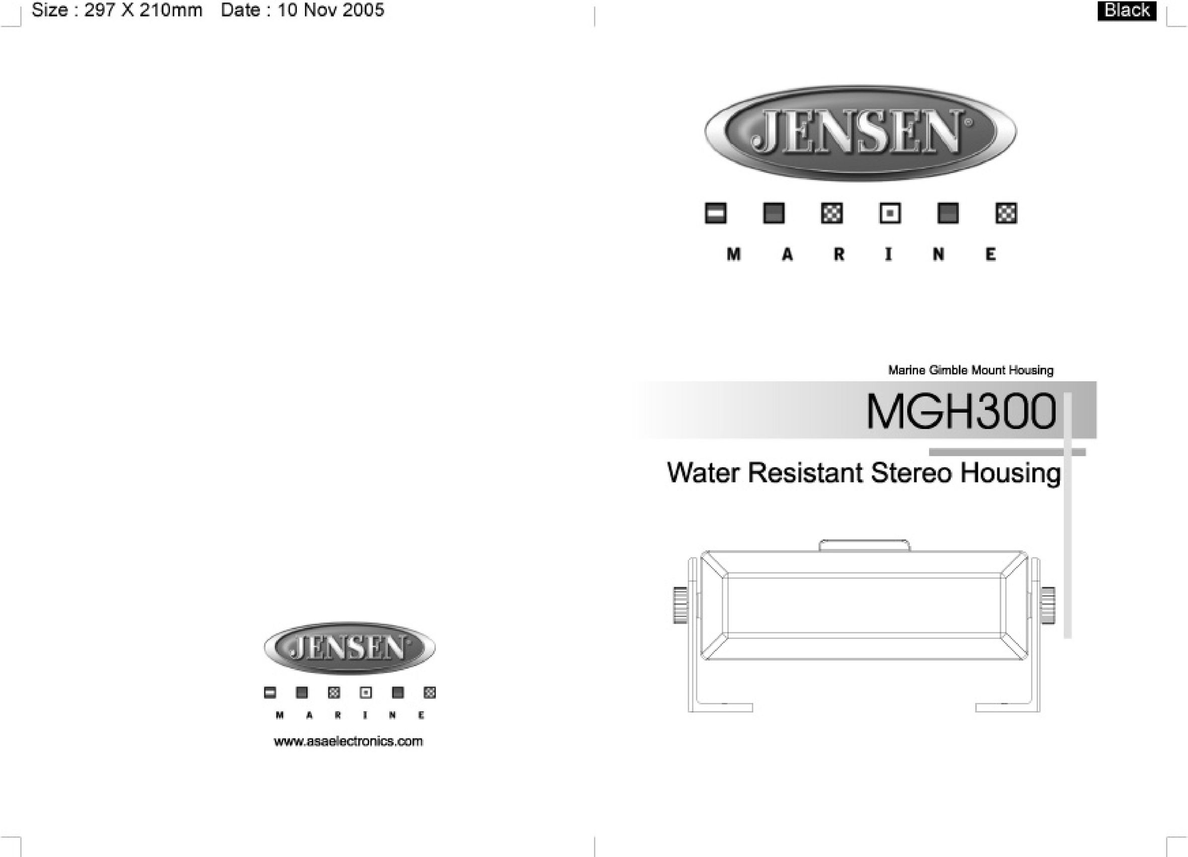 Jensen MGH300 Saw User Manual