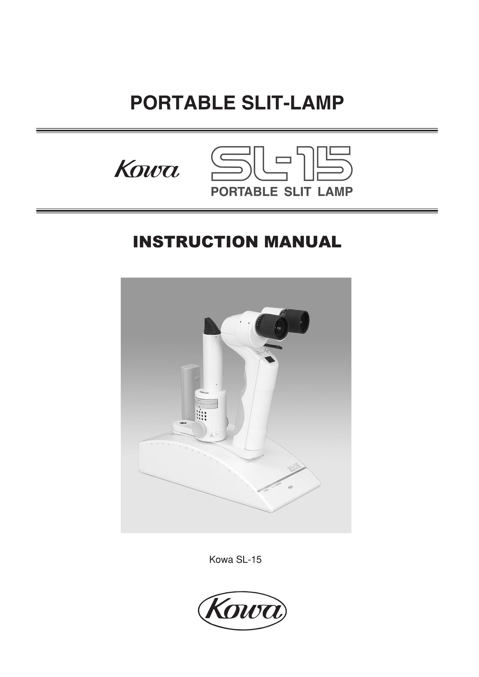 Kowa SL-15 Saw User Manual