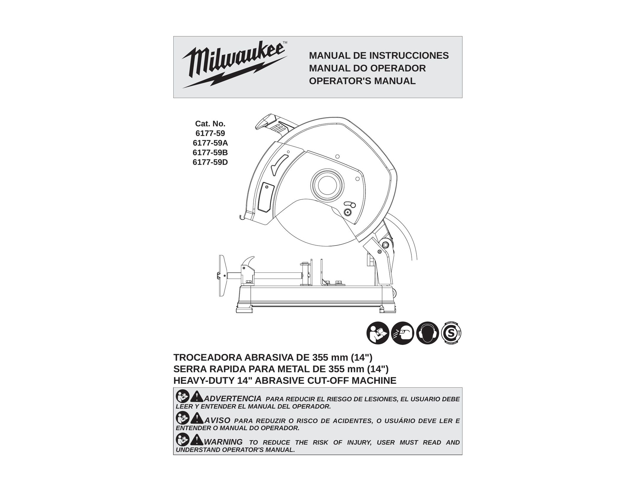 Milwaukee 6177-59D Saw User Manual