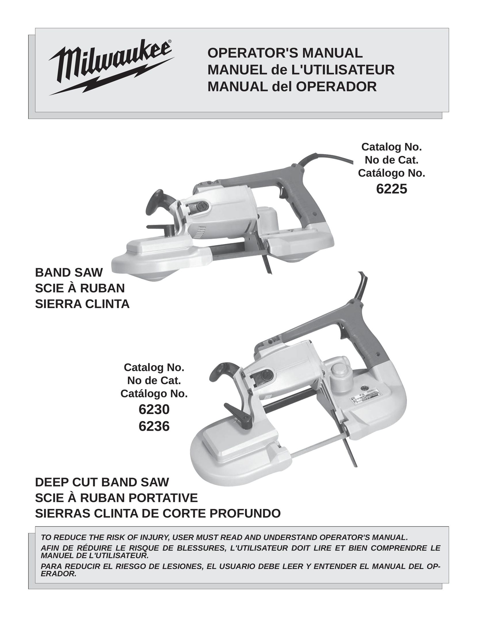 Milwaukee 6236 Saw User Manual