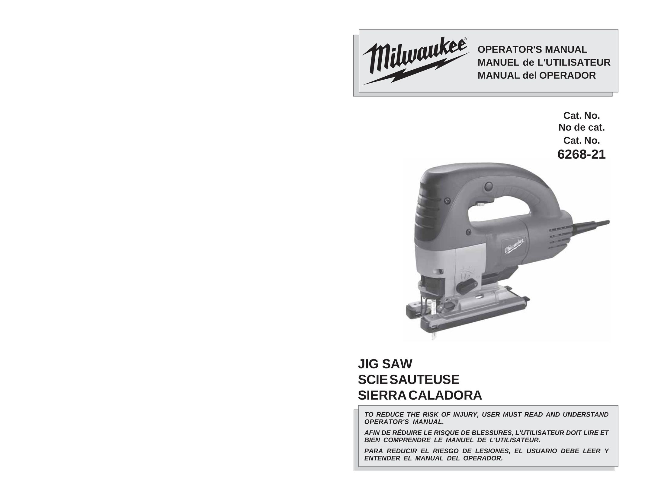 Milwaukee 6268-21 Saw User Manual