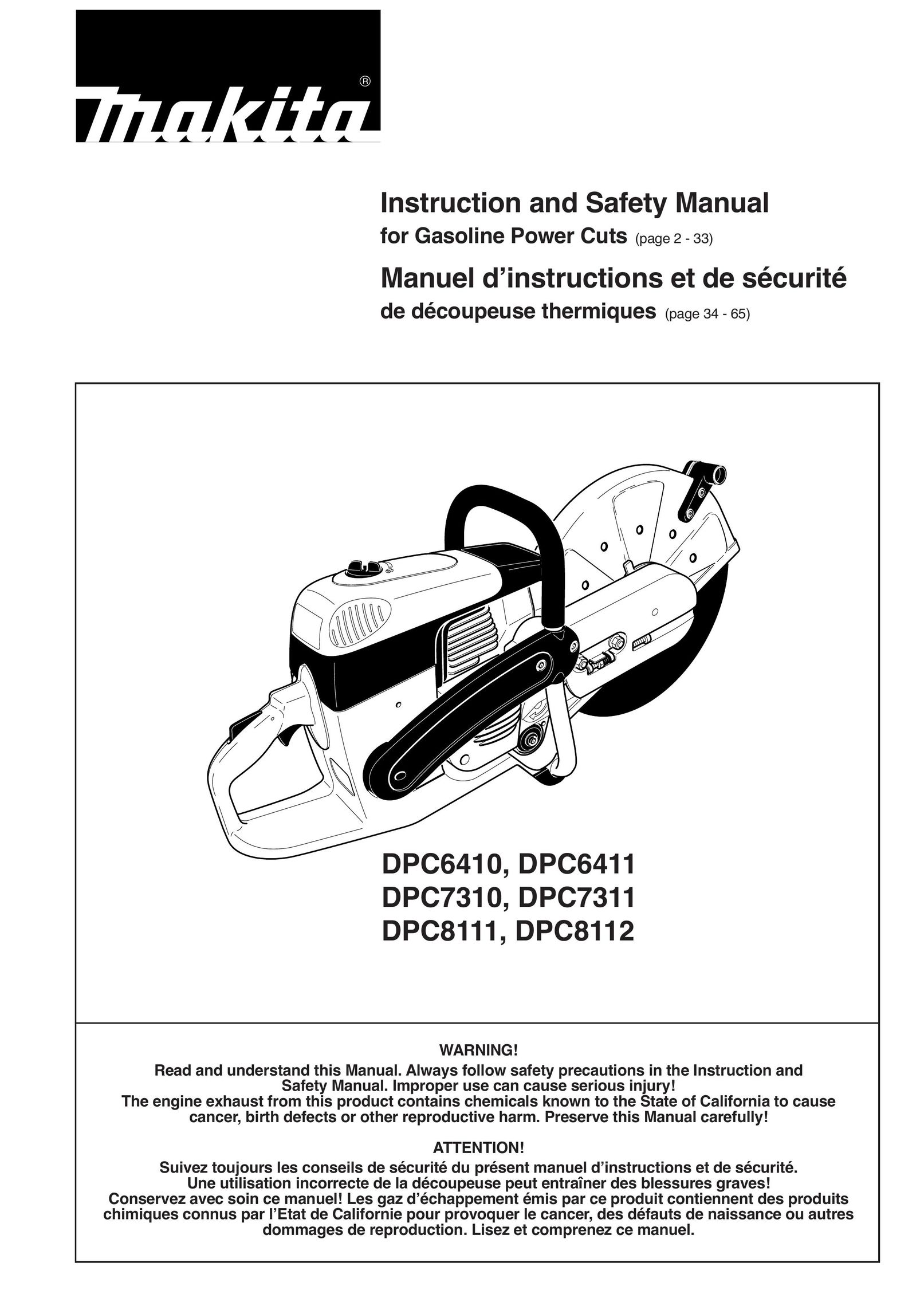 Northern Industrial Tools DPC8112 Saw User Manual