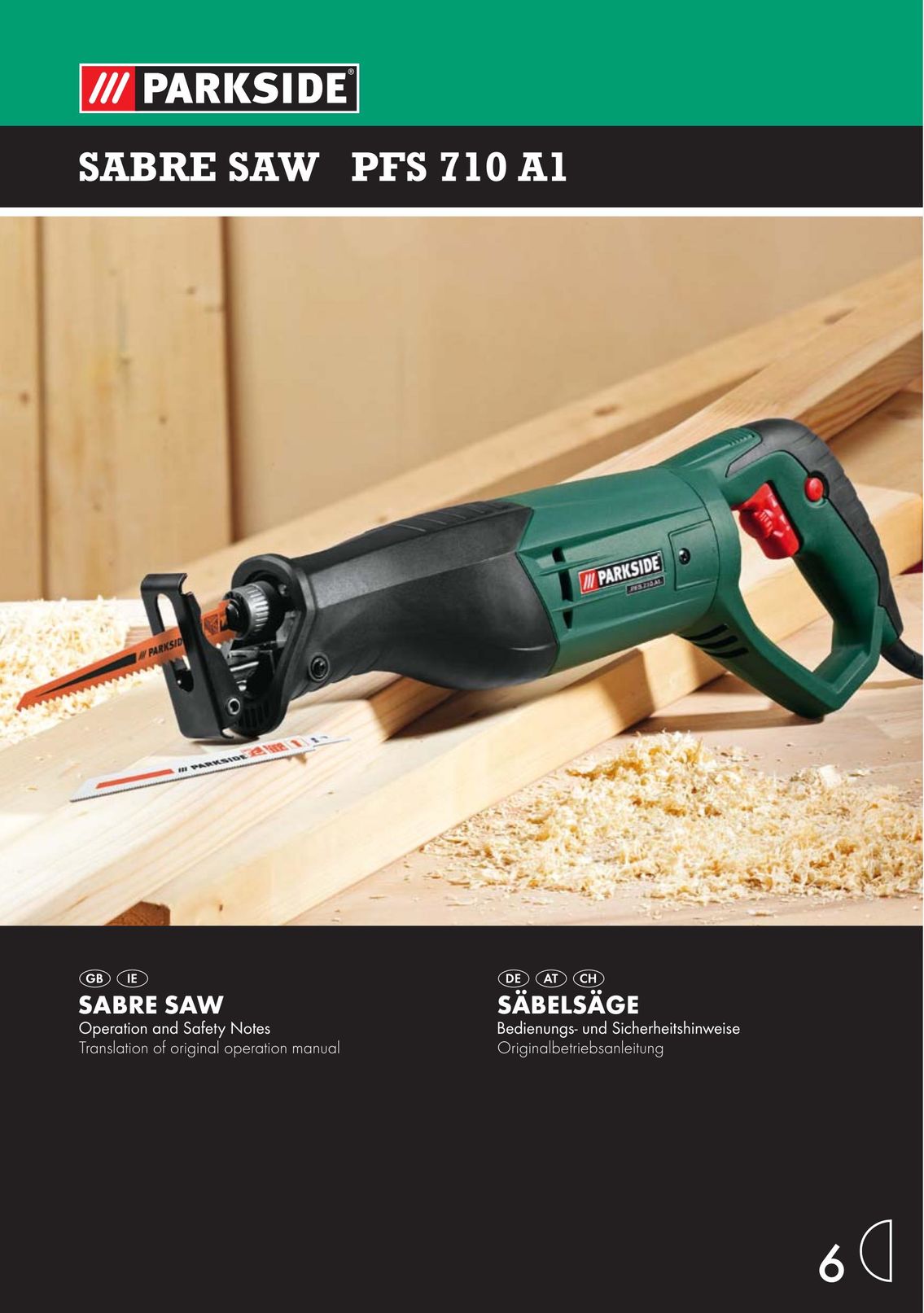Parkside PFS 710 A1 Saw User Manual