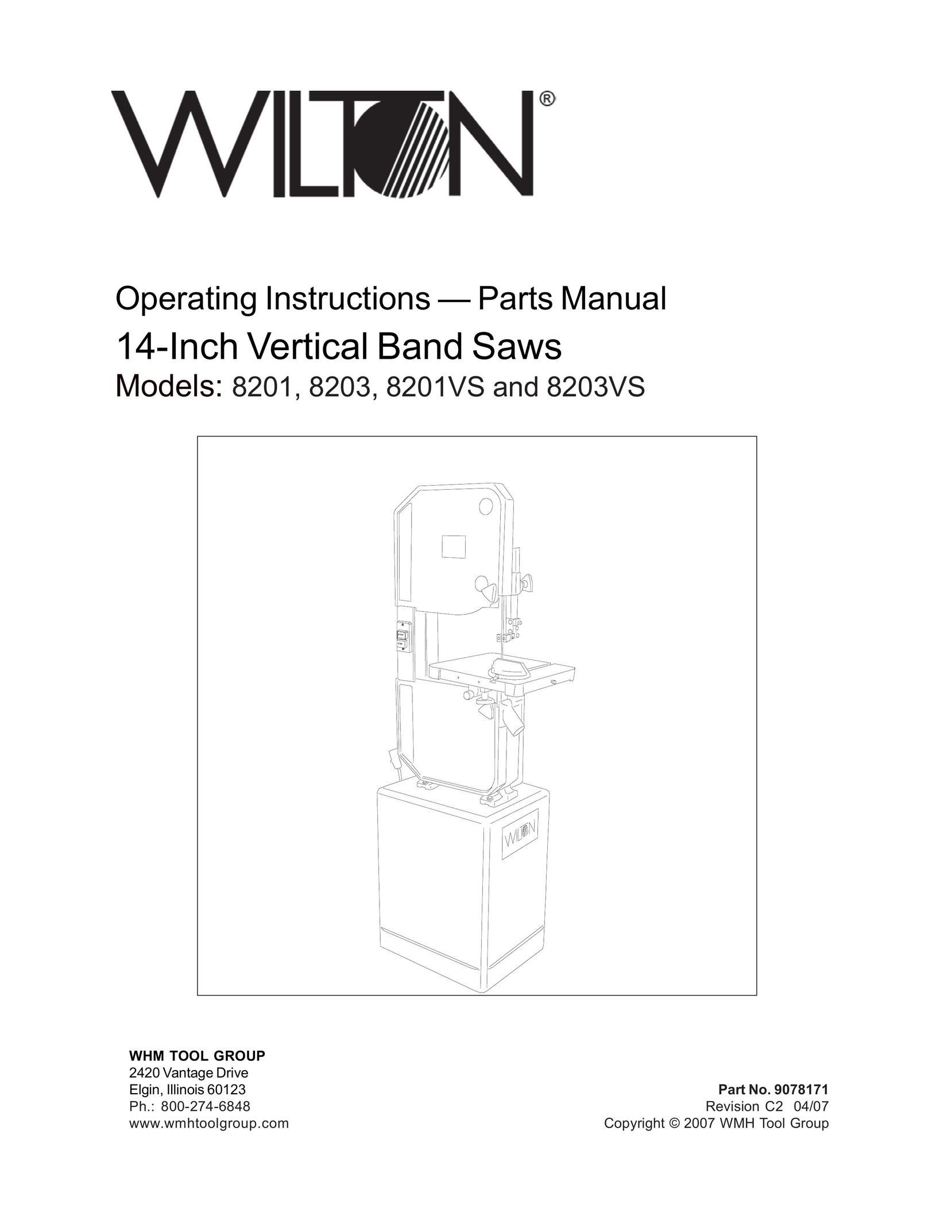 Wilton 8201 Saw User Manual