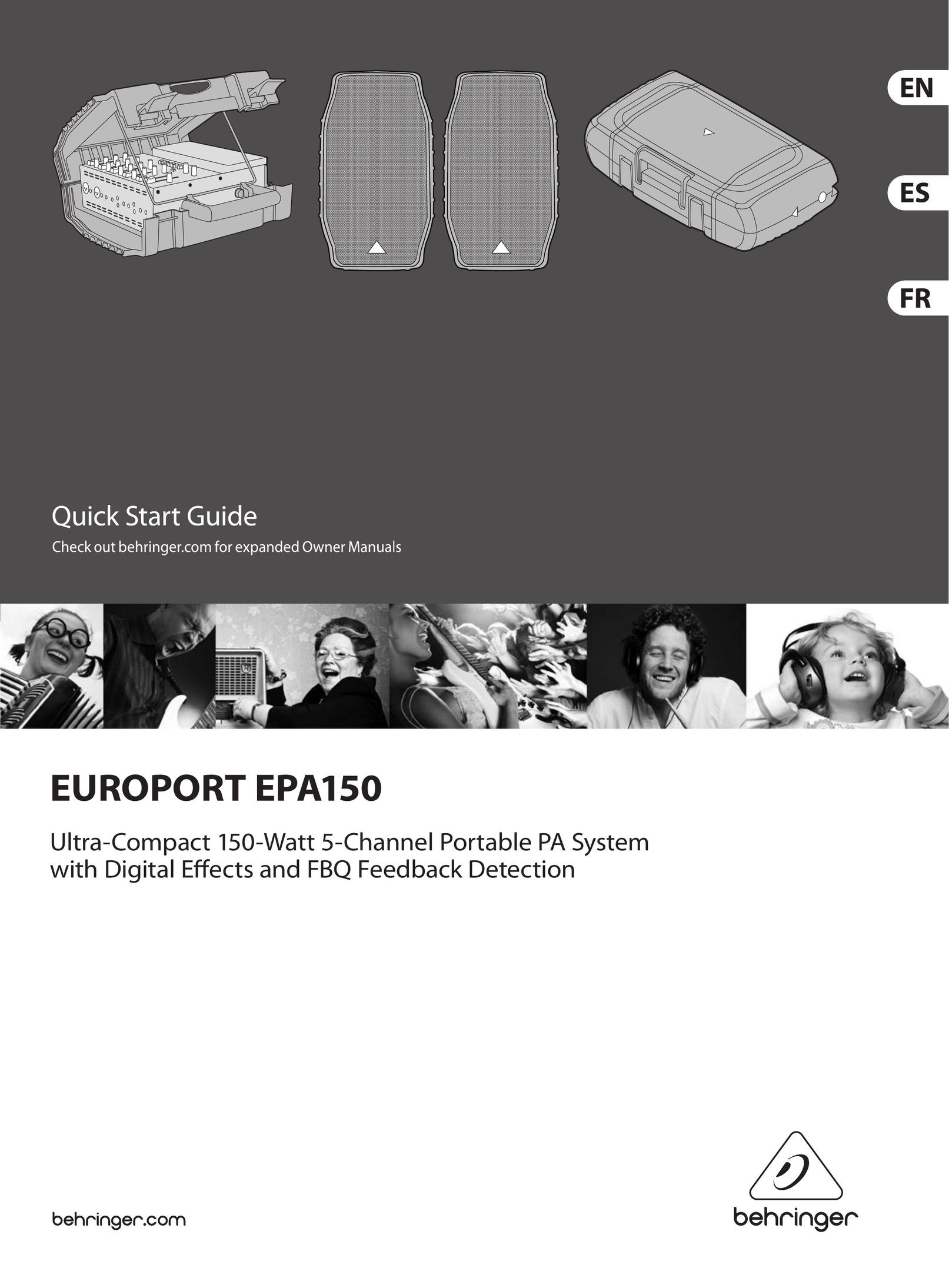 Behringer EUROPORT EPA150 Staple Gun User Manual