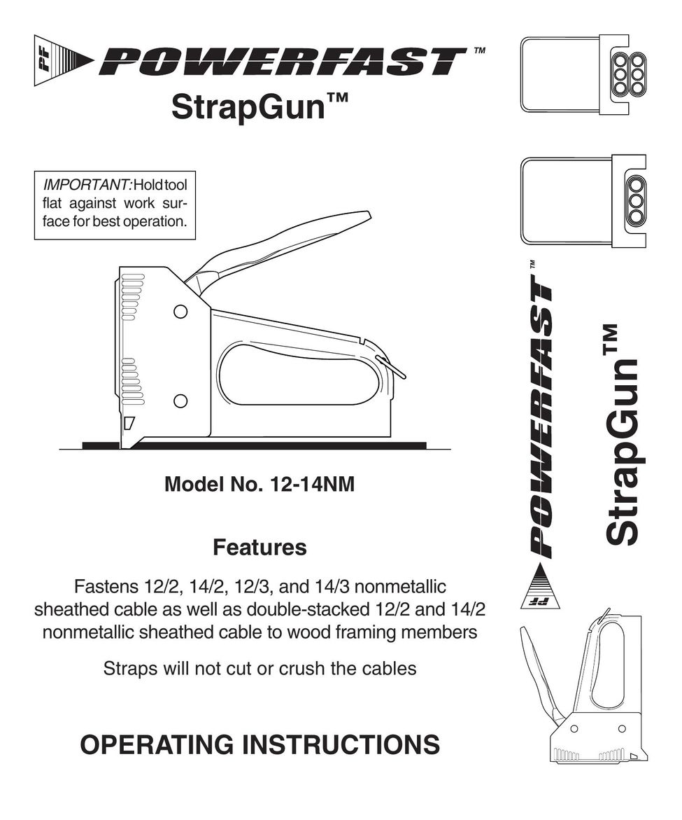 Desa 1214NM Staple Gun User Manual