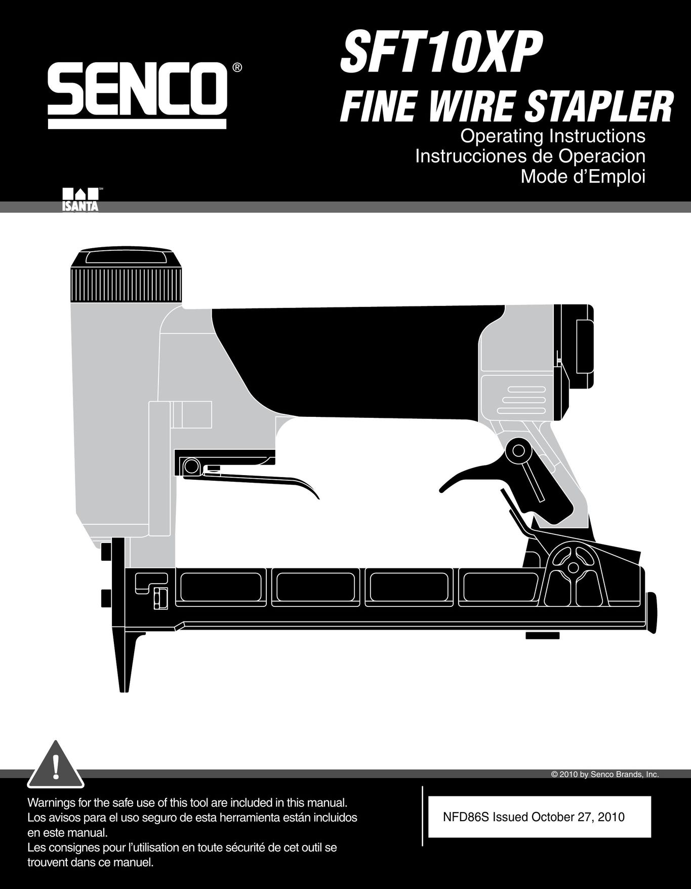 Senco SFT10XP Staple Gun User Manual