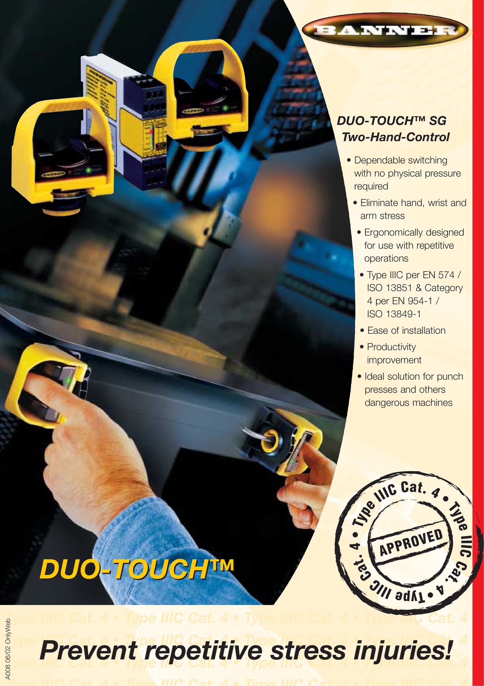 Banner DUO-TOUCH SG Stud Sensor User Manual