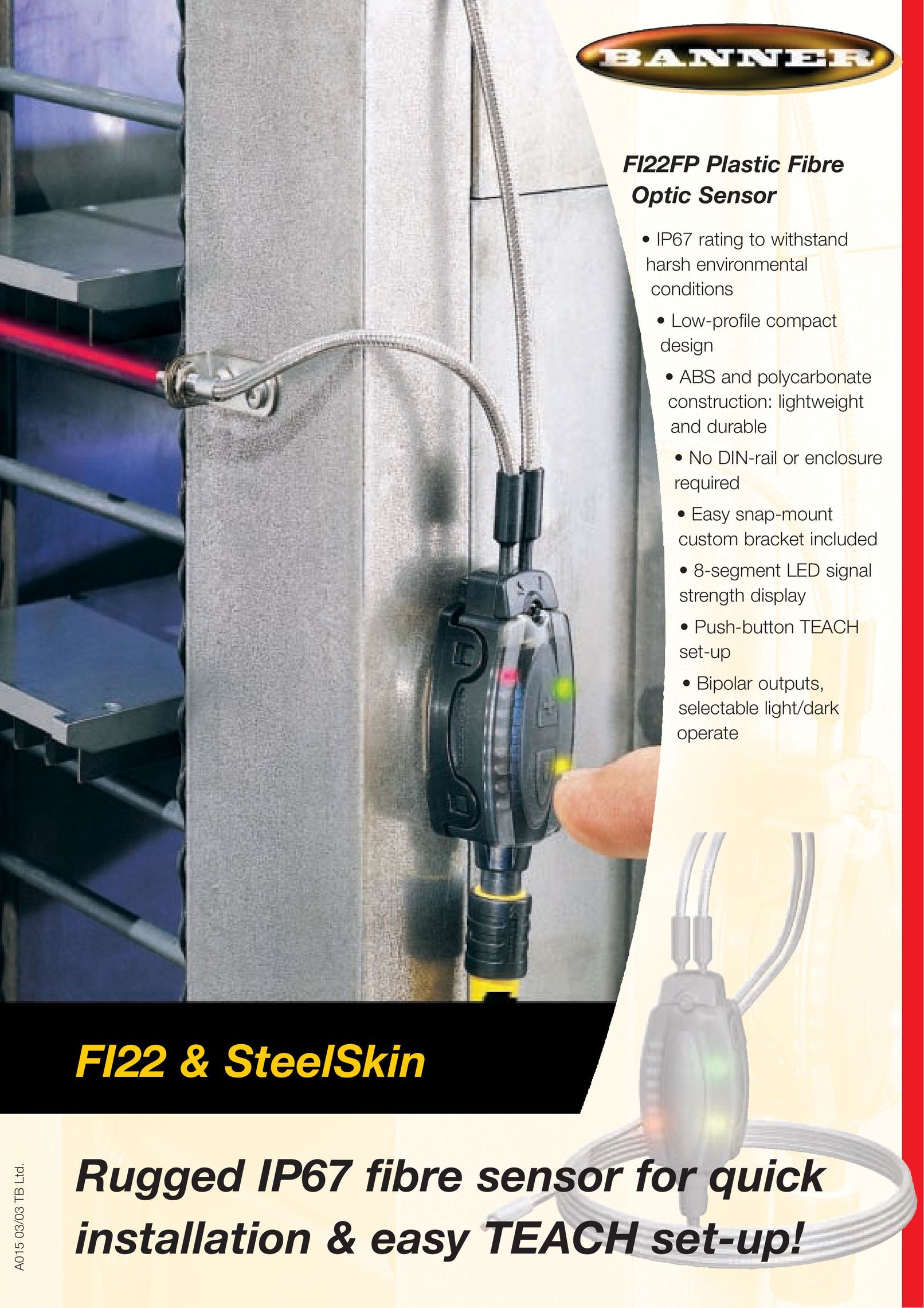Banner FI22FP Stud Sensor User Manual