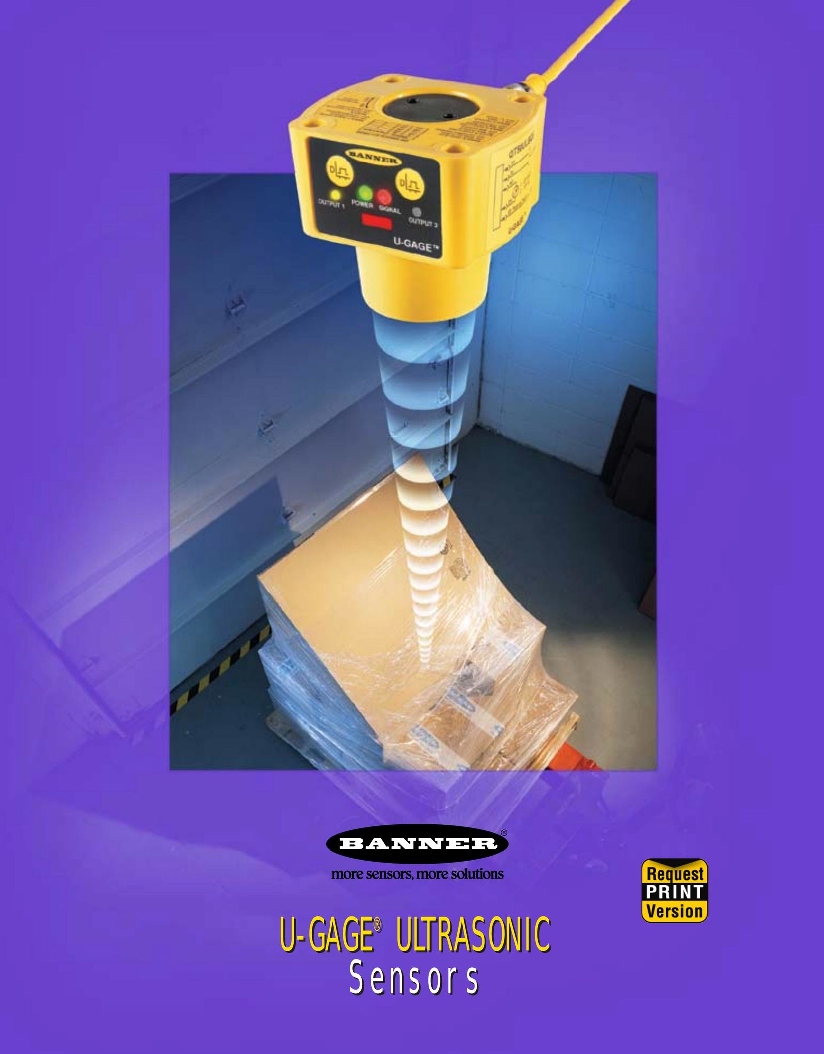 Banner Ultrasonic Sensor Stud Sensor User Manual