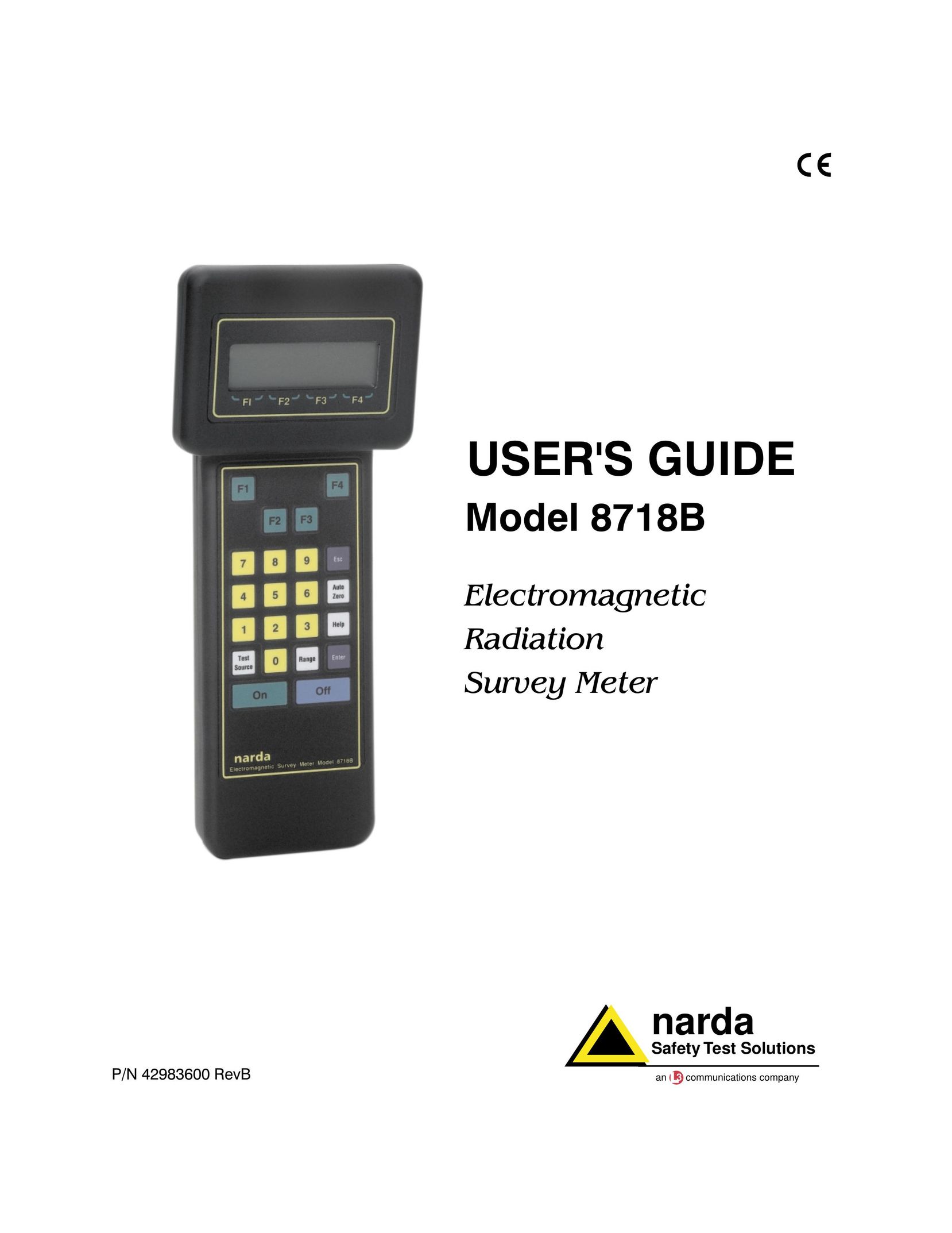 NARDA 8718B Stud Sensor User Manual