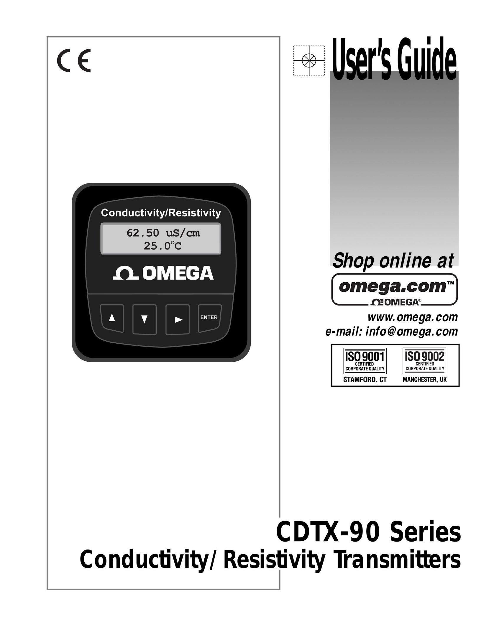 Omega CDTX-90 Stud Sensor User Manual