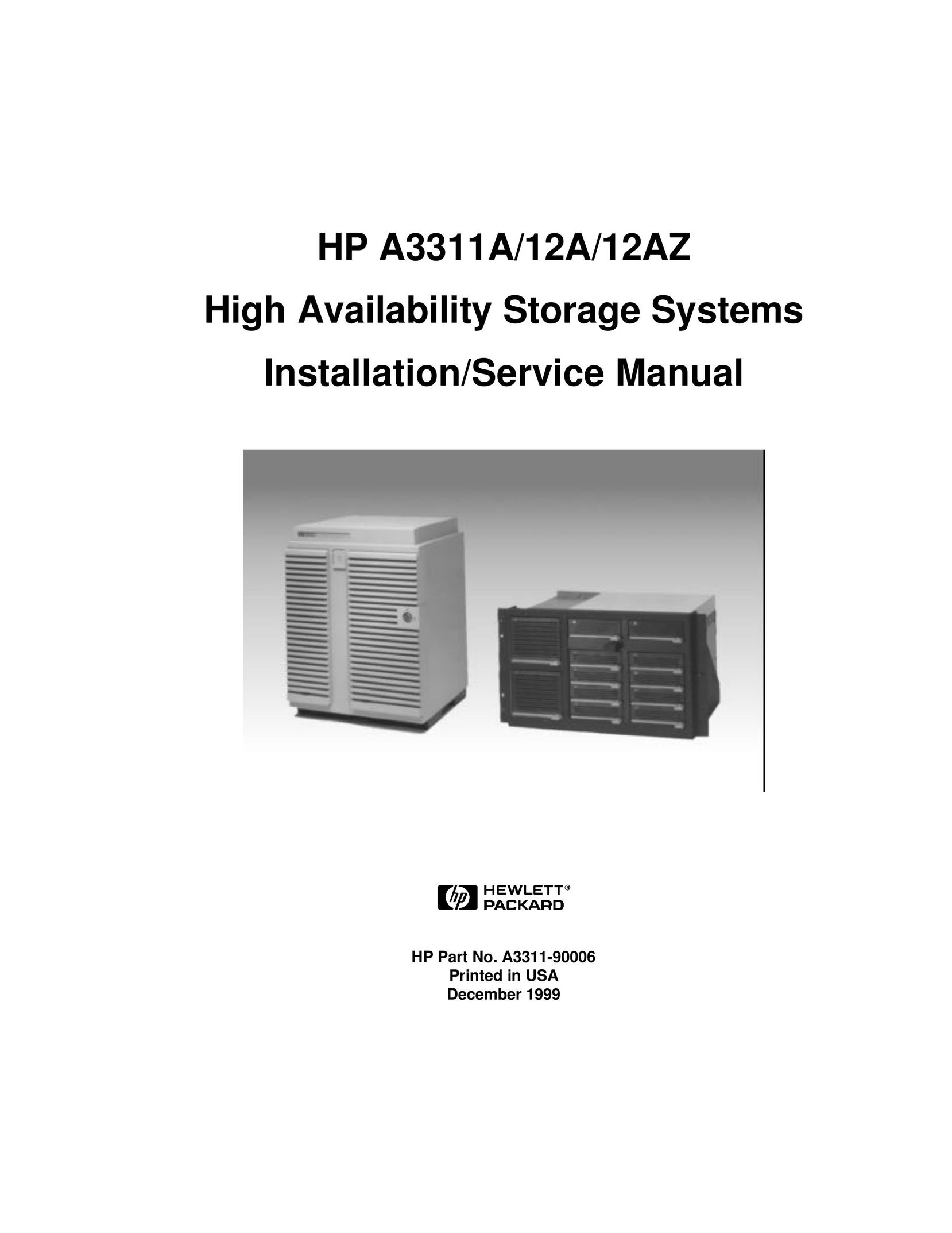 HP (Hewlett-Packard) A3311A Tool Storage User Manual
