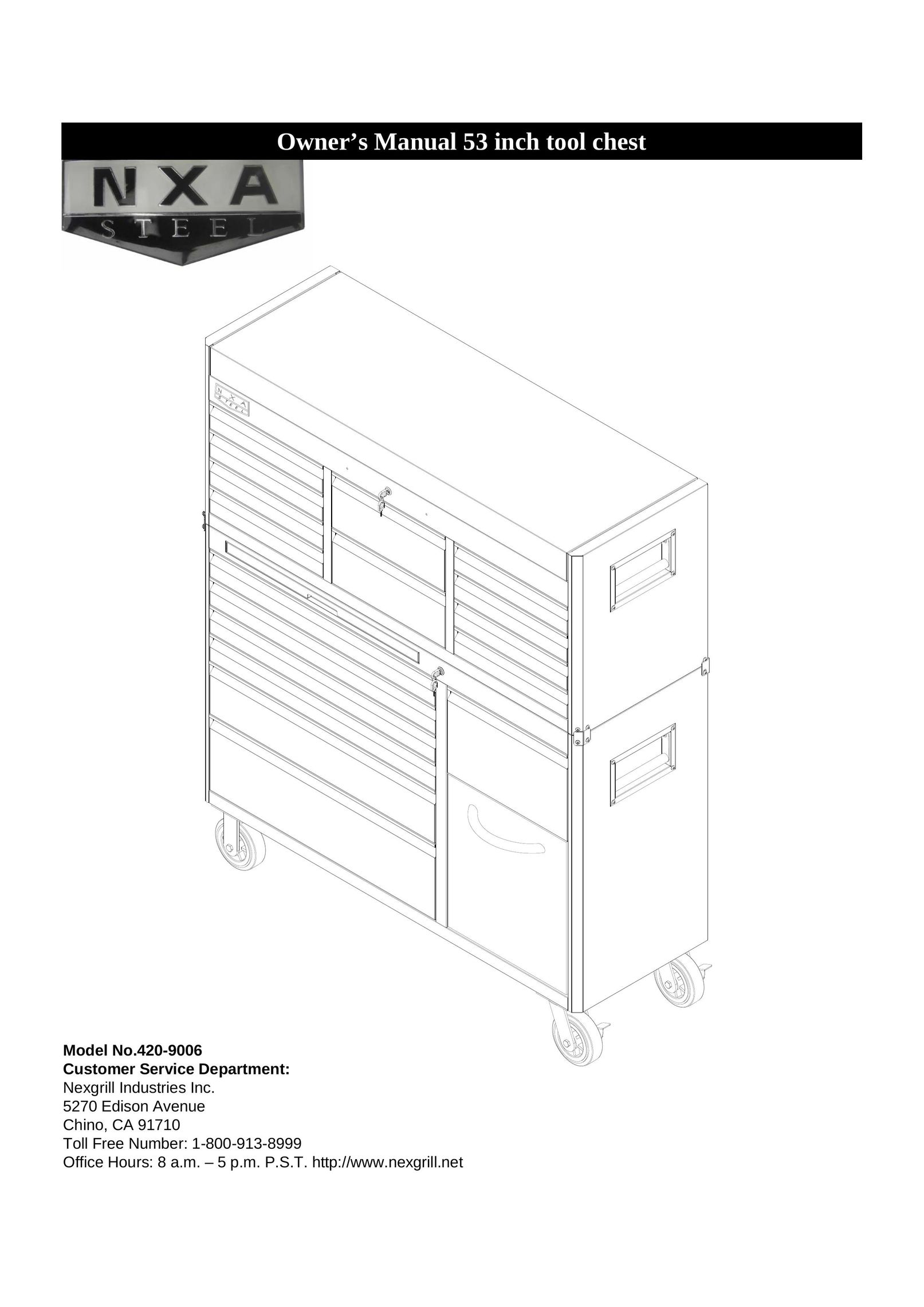 Nexgrill 420-9006 Tool Storage User Manual