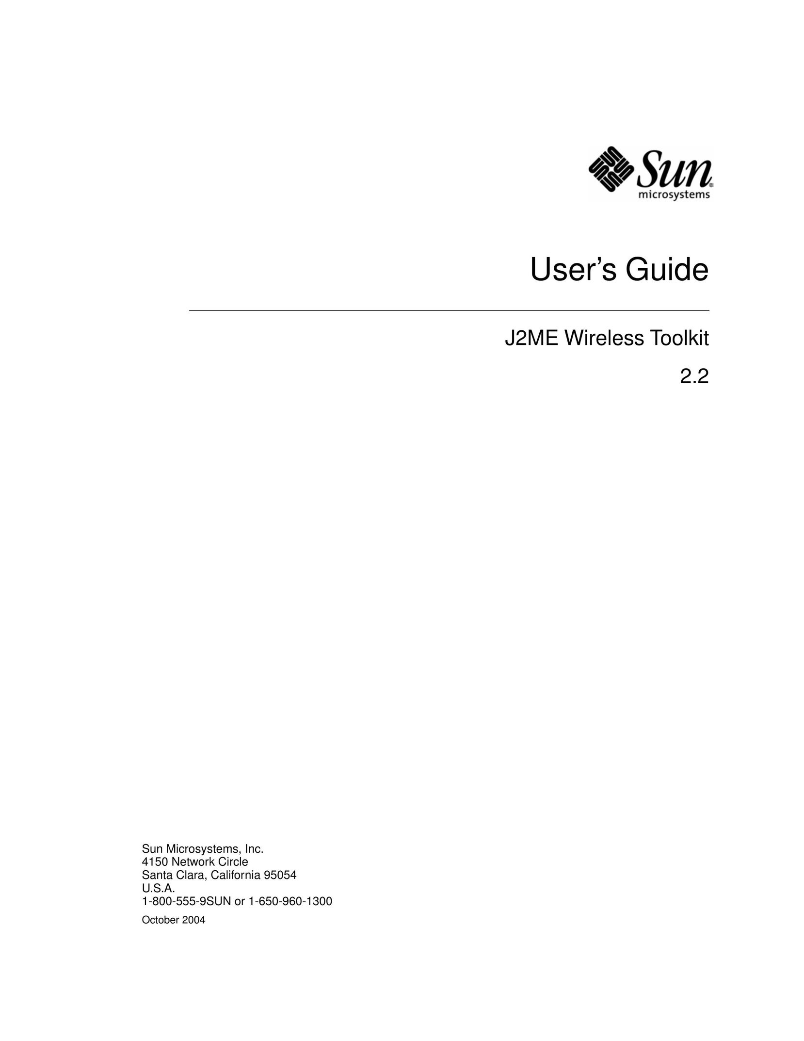 Sun Microsystems J2ME Tool Storage User Manual