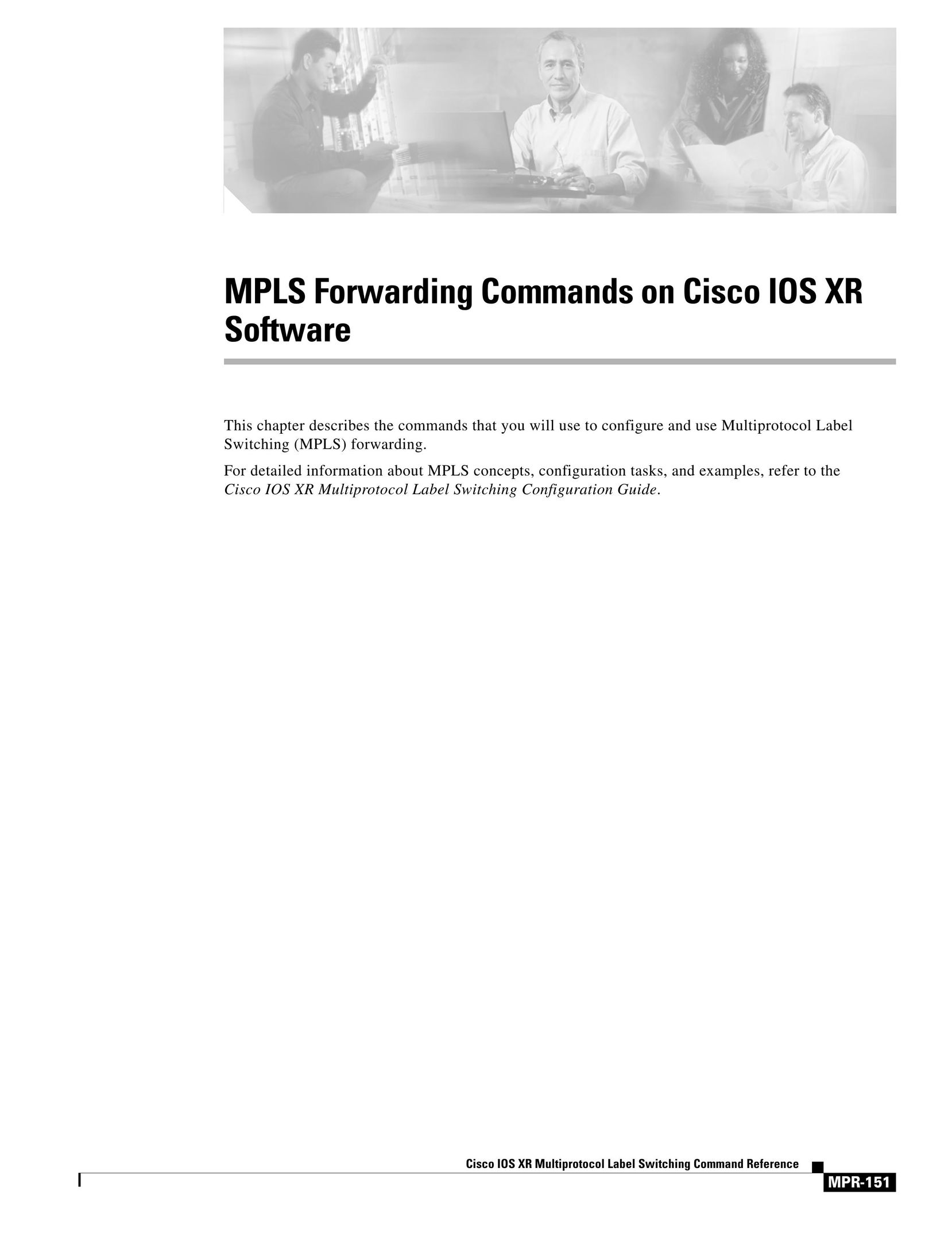 Cisco Systems MPR-151 Welder User Manual