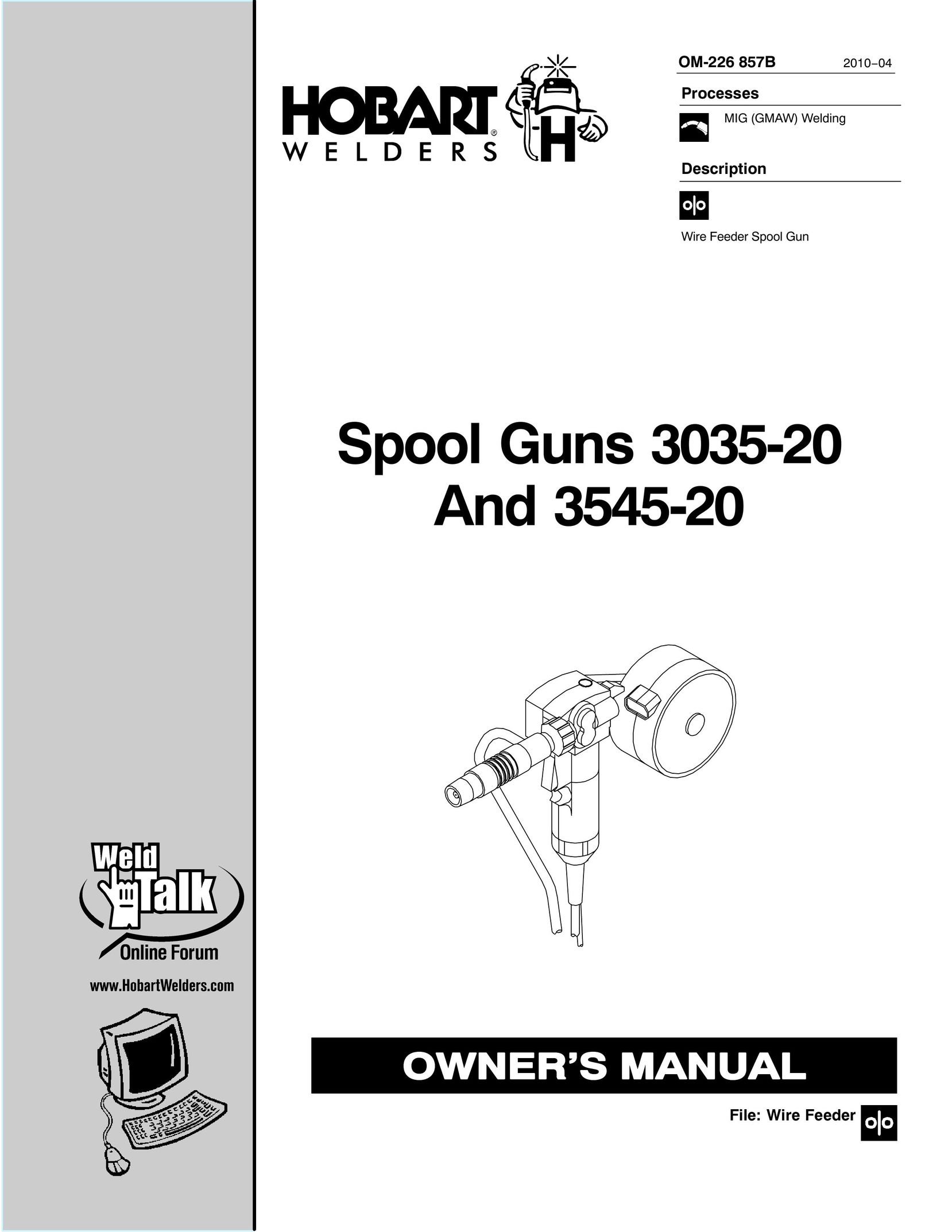Hobart Welding Products 3035-20 Welder User Manual