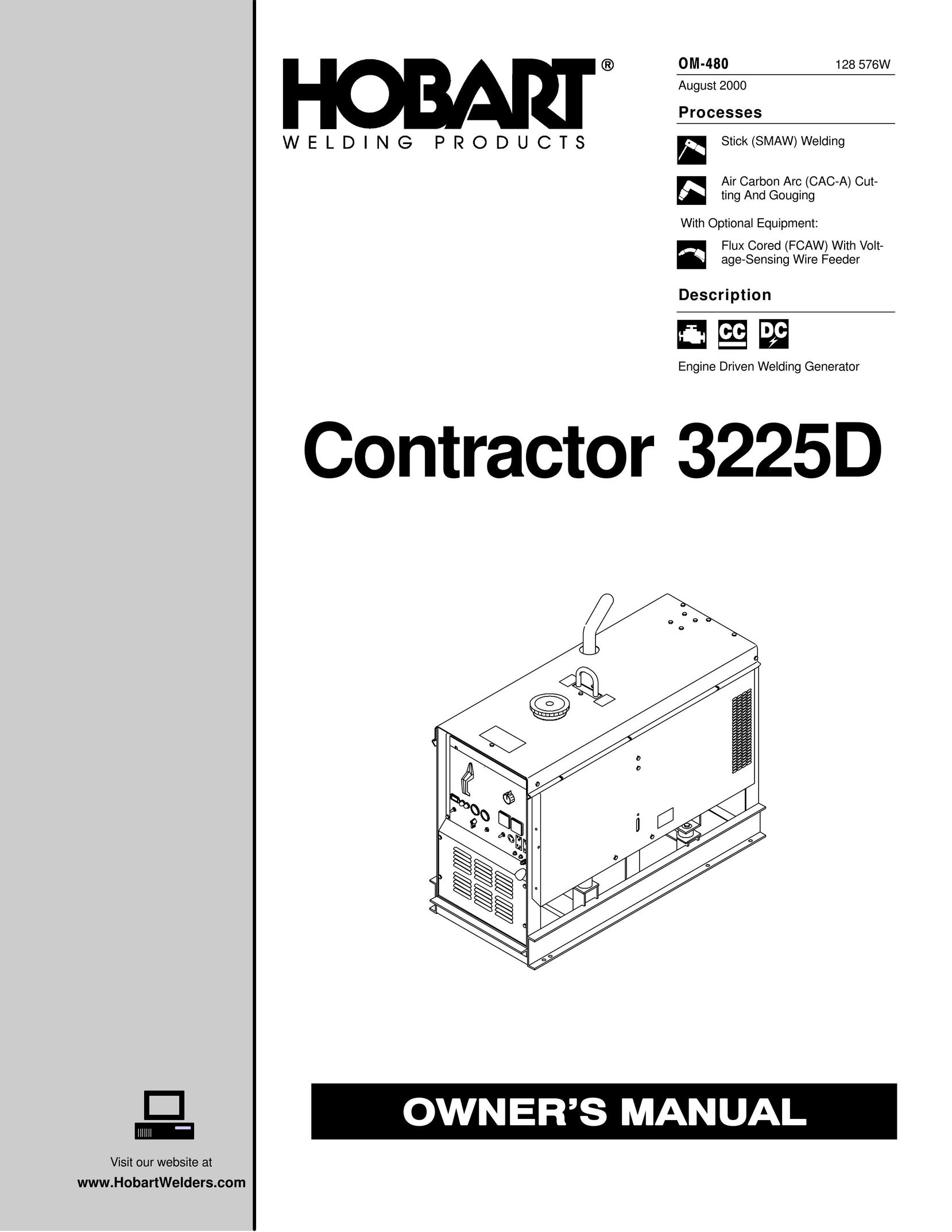 Hobart Welding Products 3225D Welder User Manual