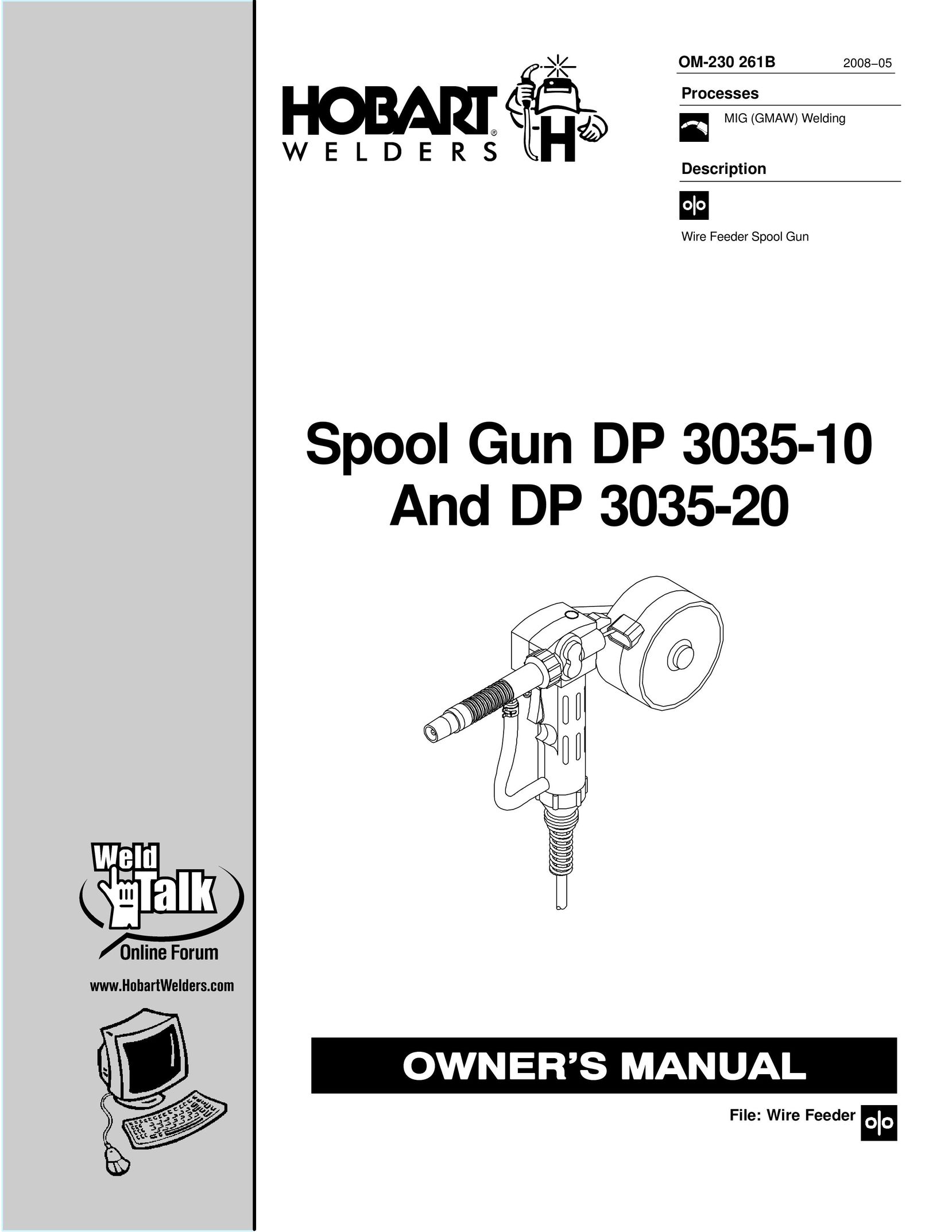 Hobart Welding Products DP 3035-20 Welder User Manual