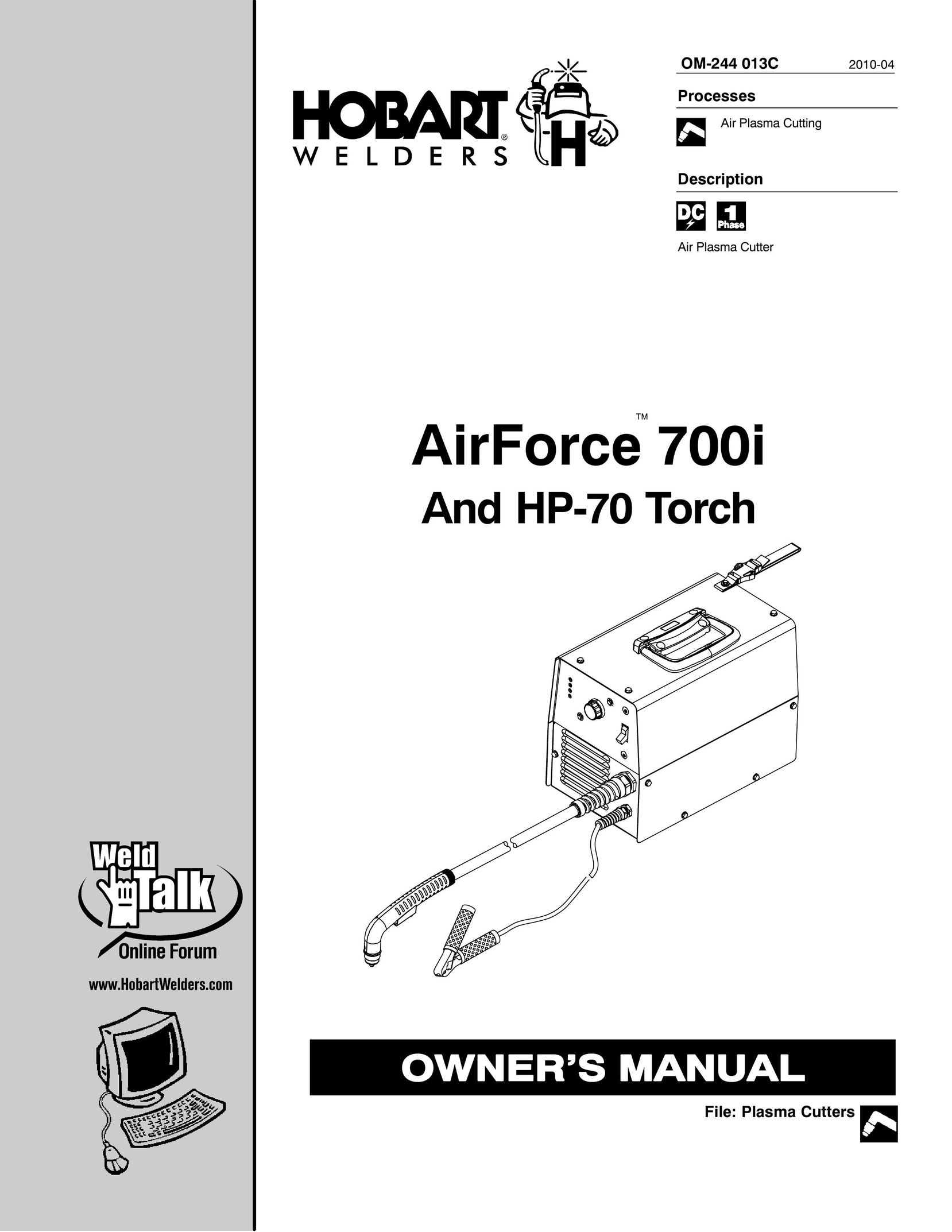 Hobart Welding Products HP-70 Welder User Manual