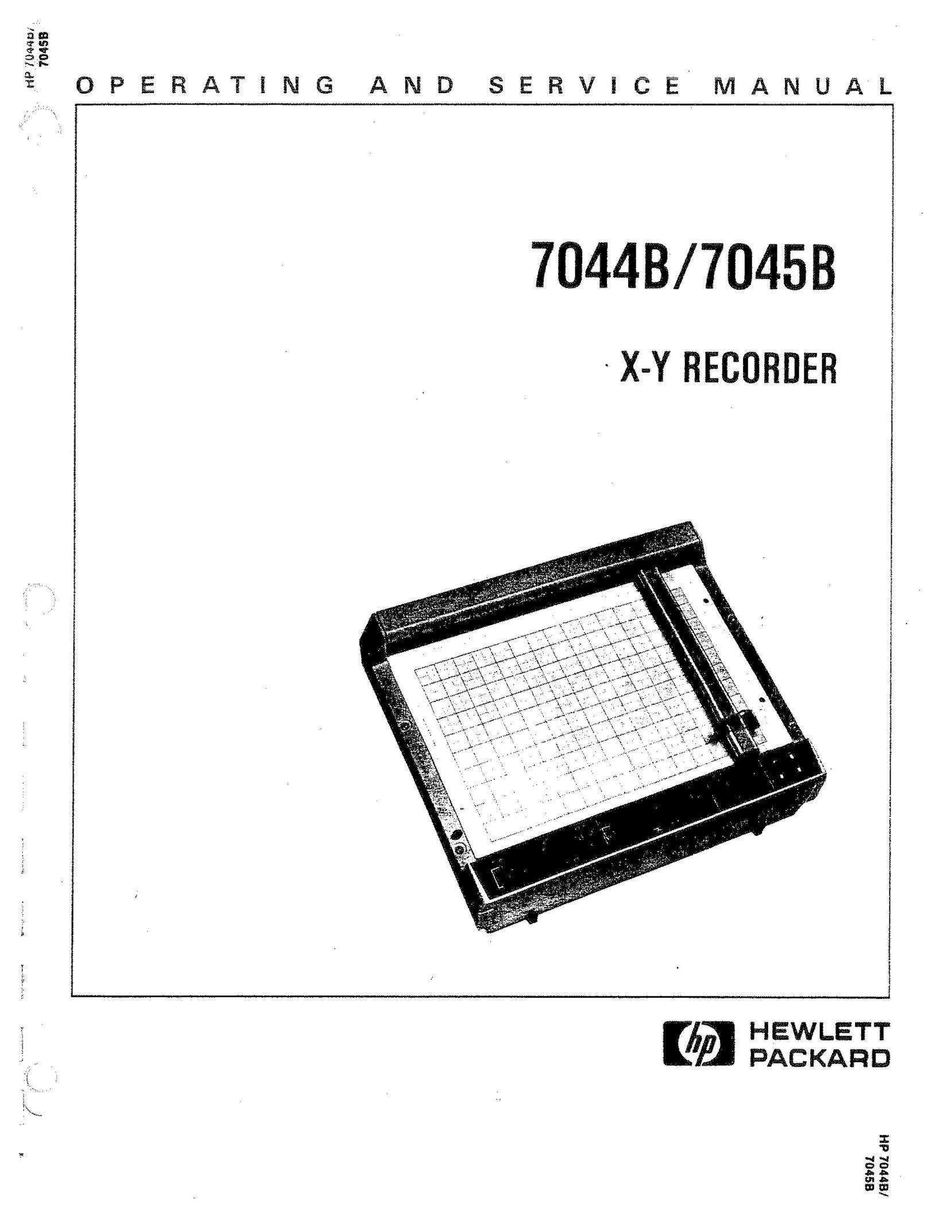 HP (Hewlett-Packard) 7044B Welder User Manual