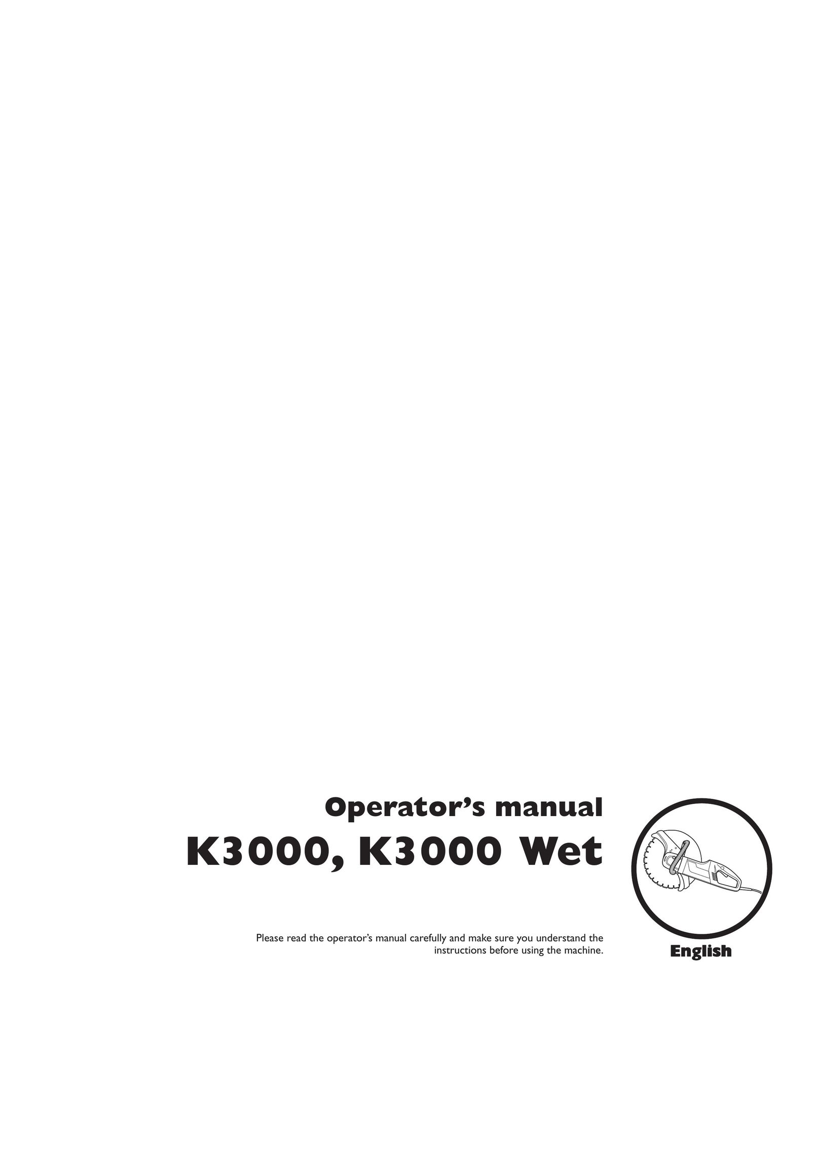Husqvarna K3000 Wet Welder User Manual