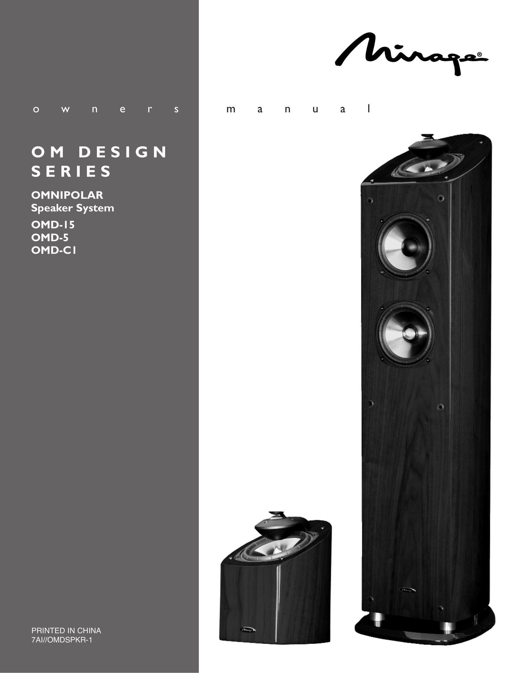 Mirage Loudspeakers OMD-15 Welder User Manual
