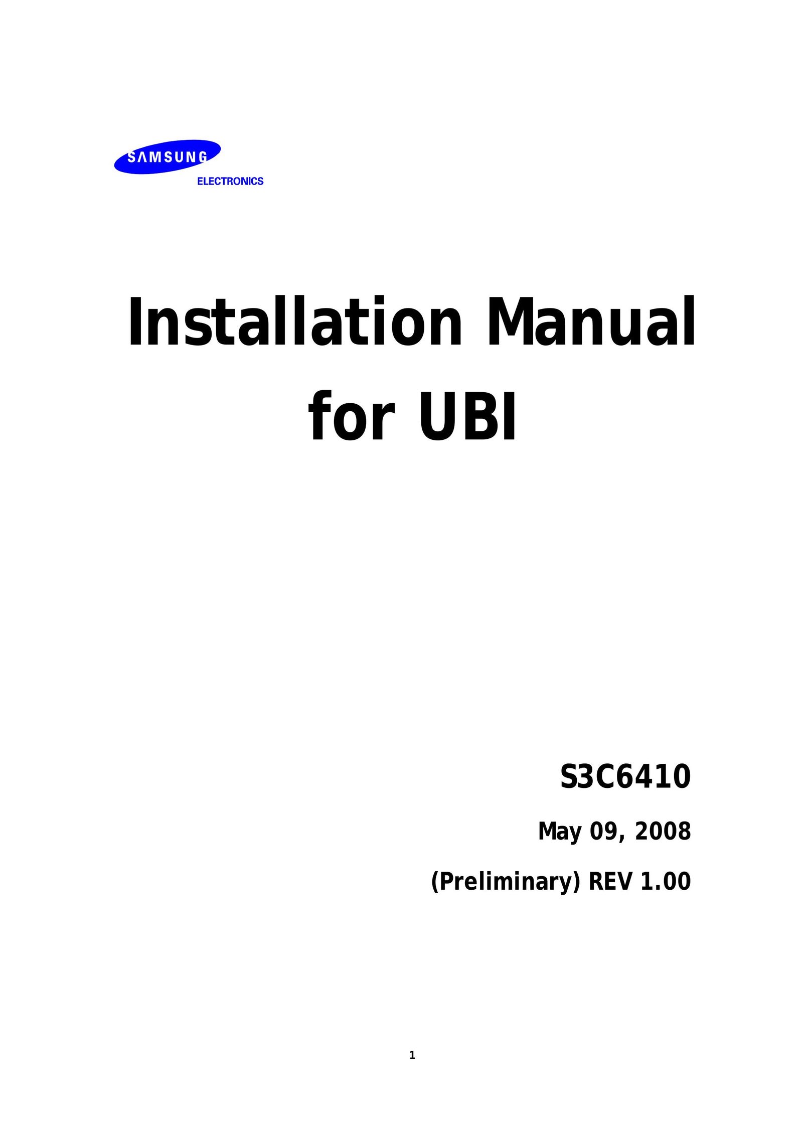 Samsung S3C6410 Welder User Manual