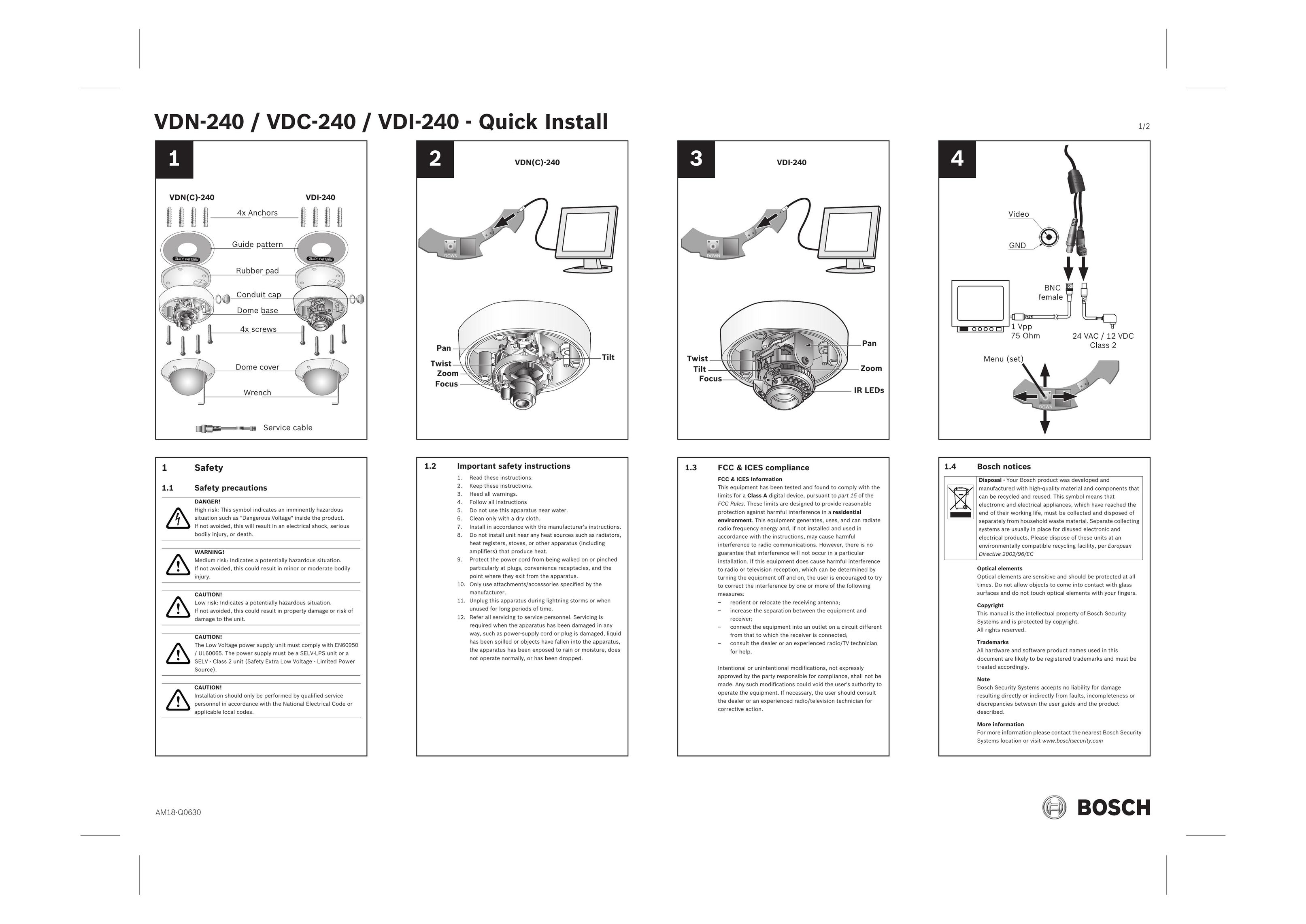 Bosch Power Tools VDN-240 Welding Consumables User Manual