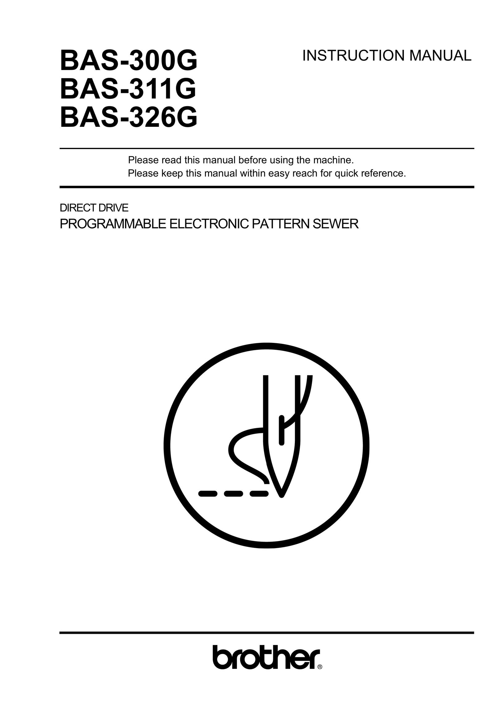 Brother BAS-300G Welding System User Manual