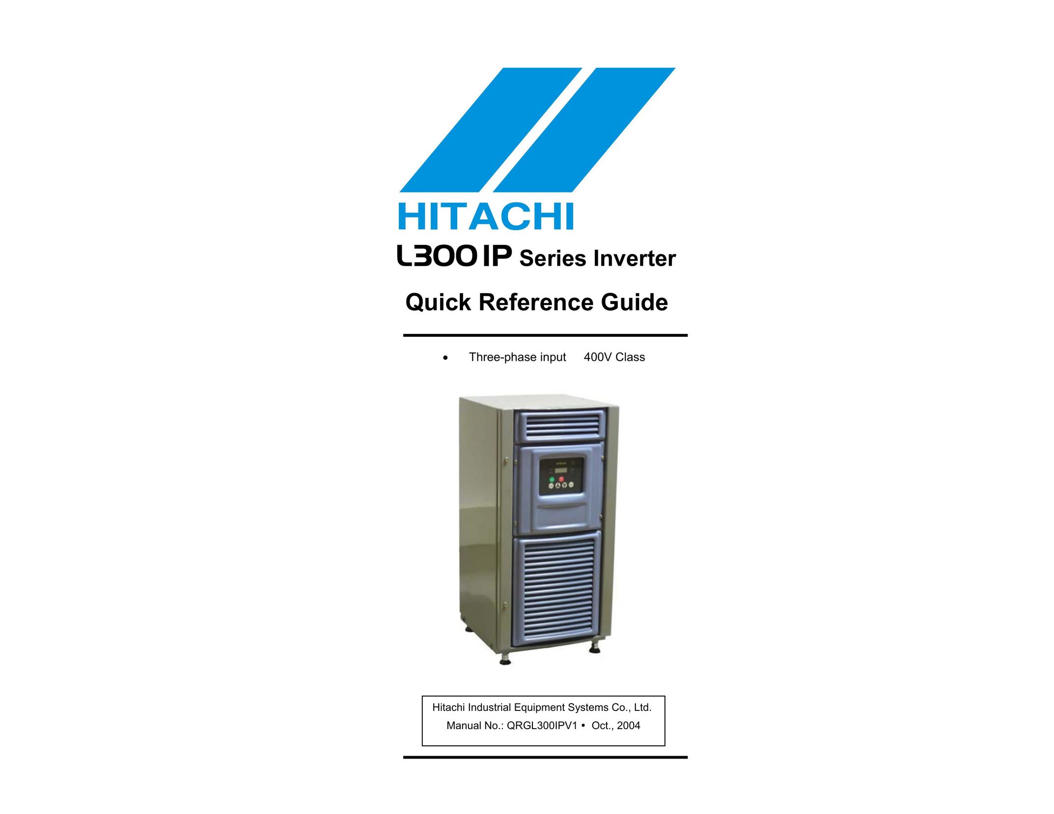 Hitachi L300IP Welding System User Manual