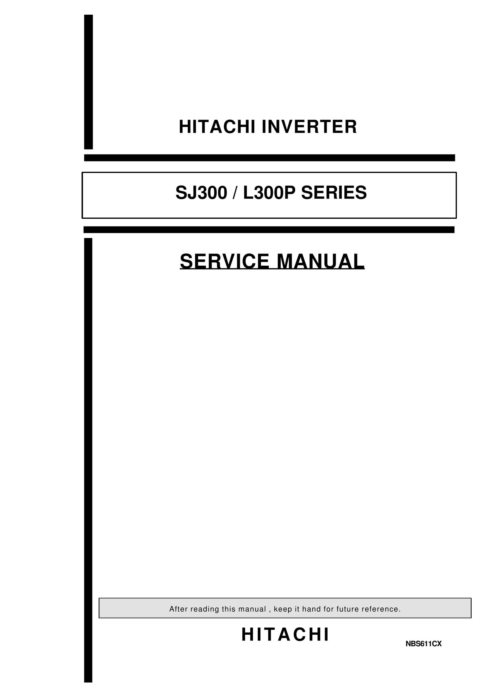 Hitachi SJ300 Welding System User Manual