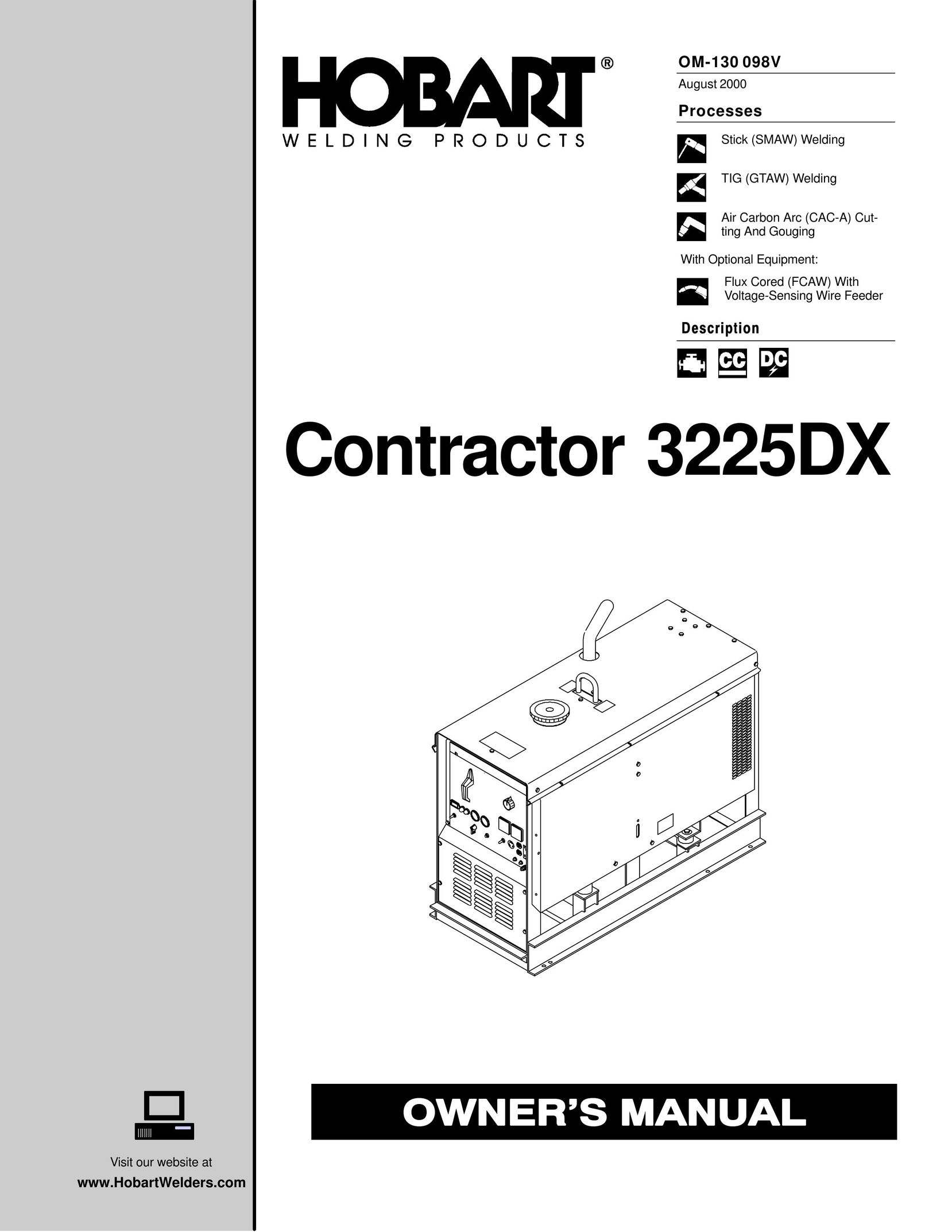 Hobart 3225DX Welding System User Manual